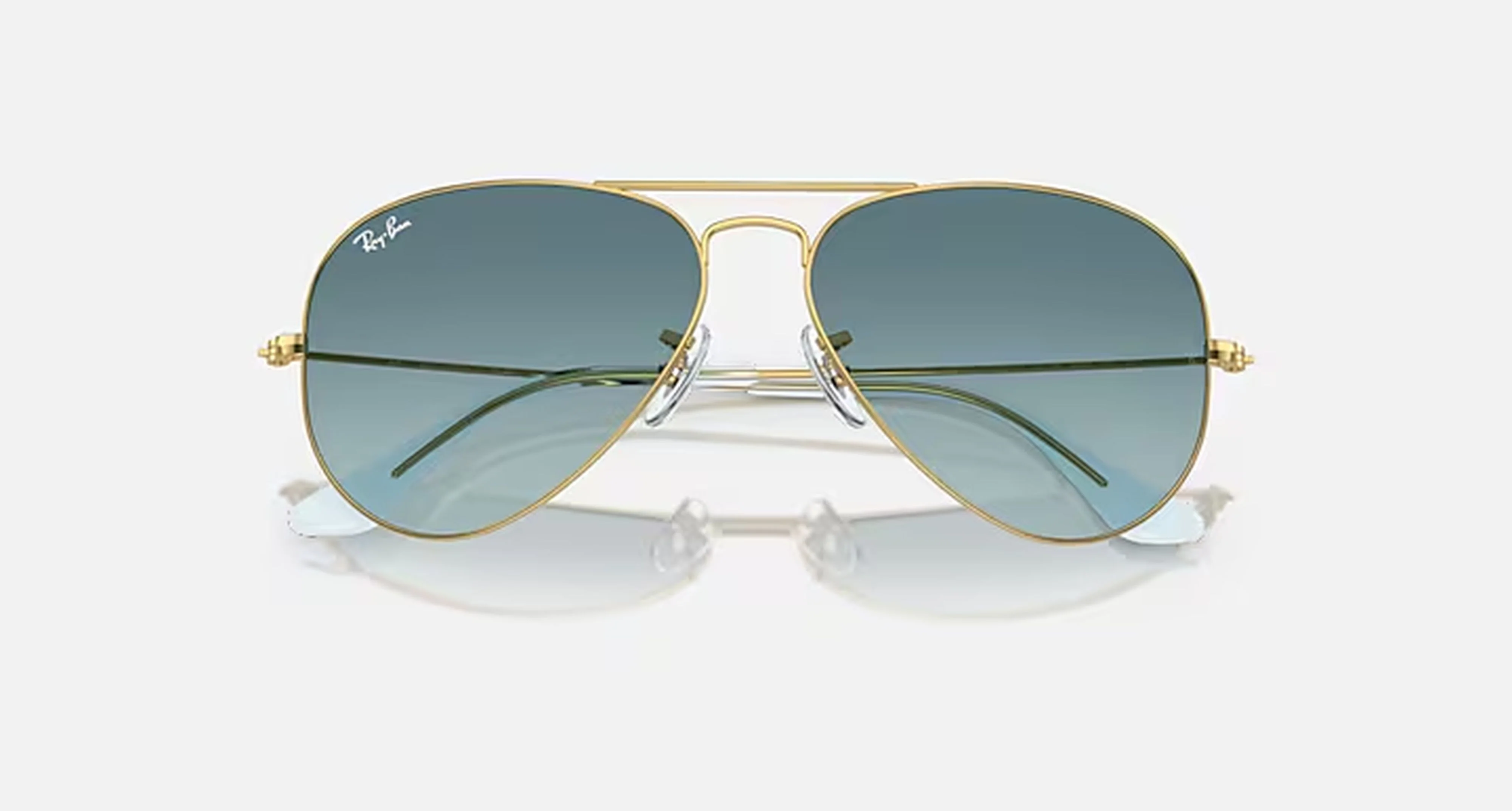 AVIATOR GRADIENT UNISEX / GOLD - BLUE GRADIENT GREY |  Dial - Image 4