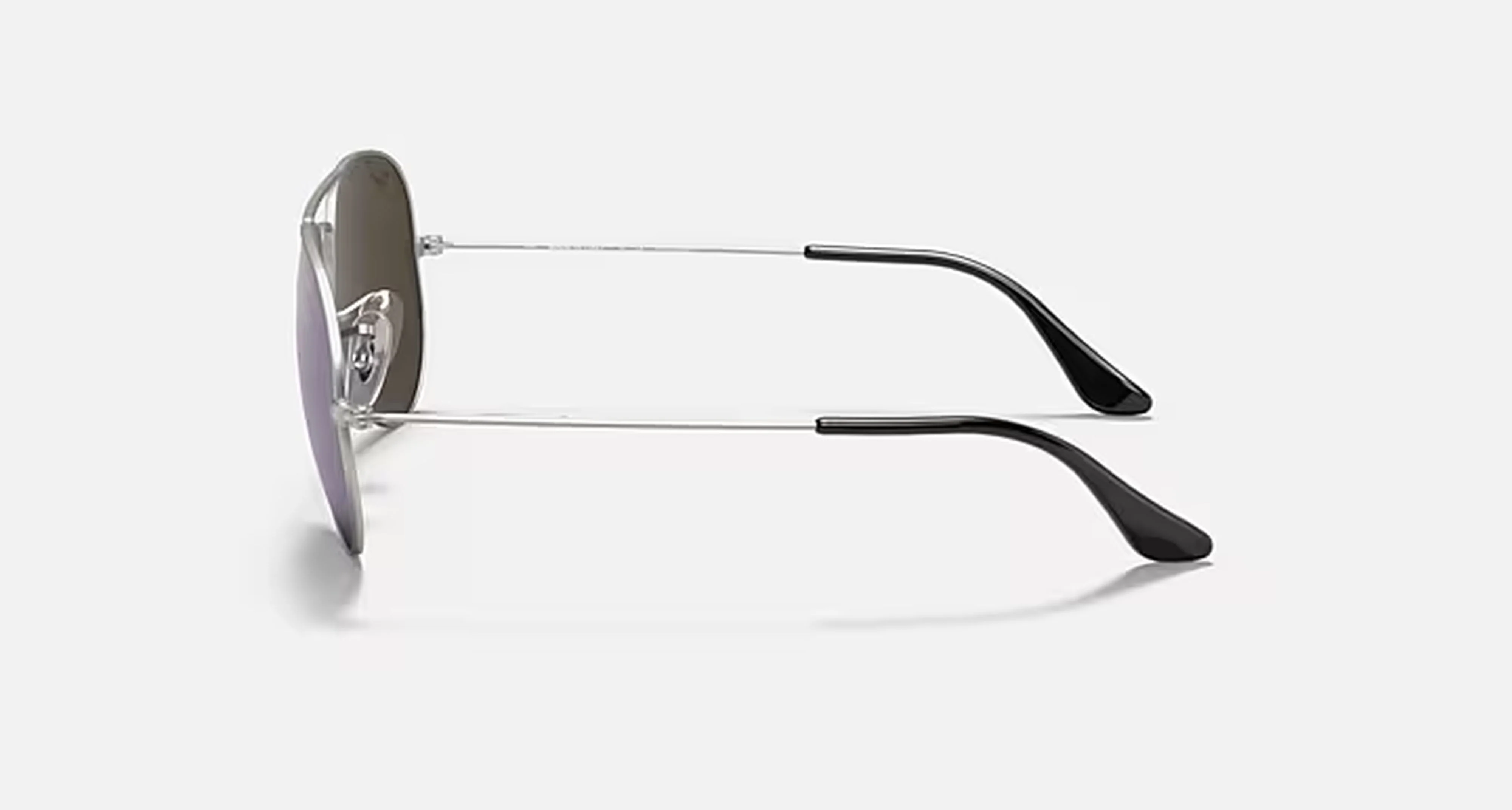 AVIATOR MIRROR MENS / MATTE SILVER-DARK GREY MIRROR POLAR |  Dial - Image 4