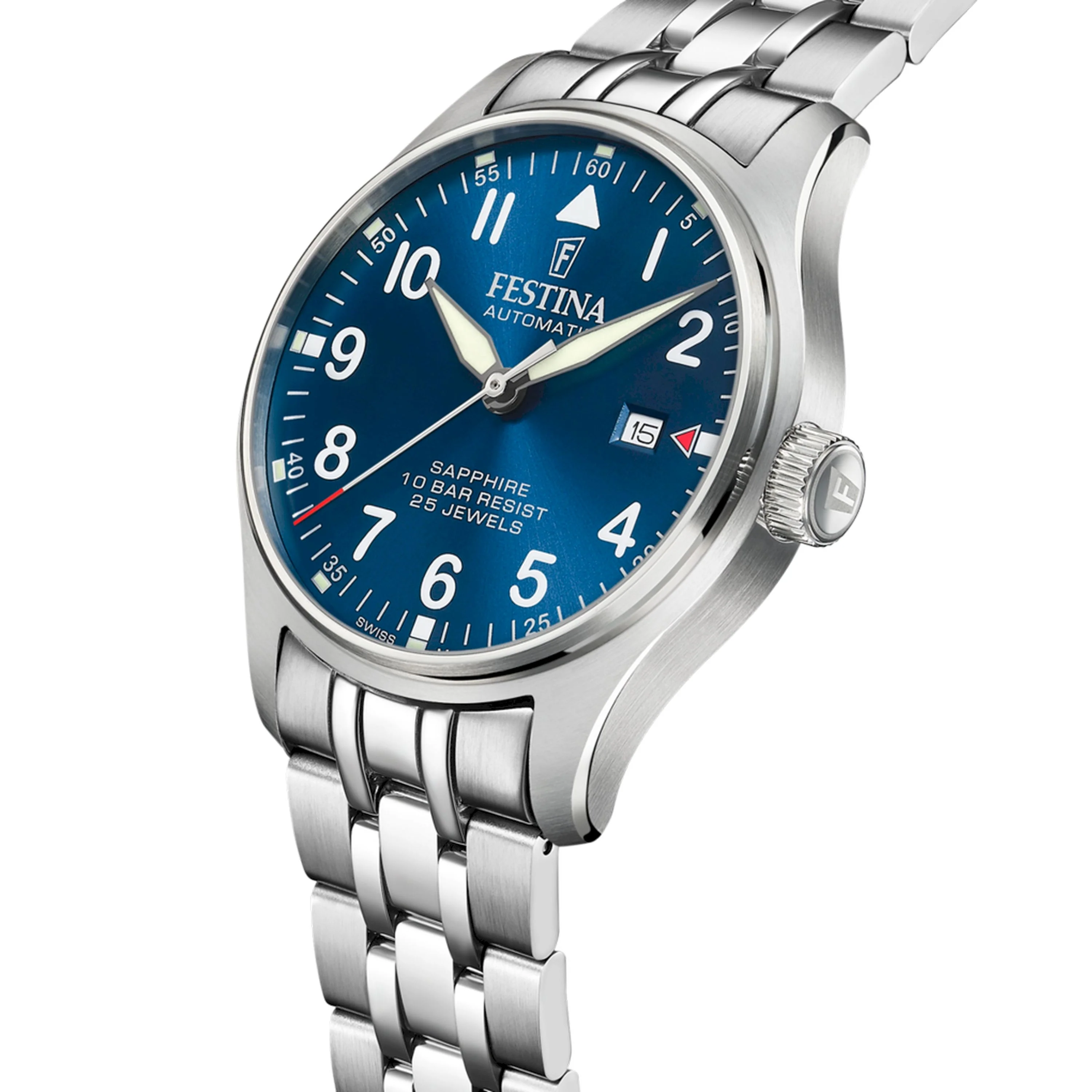 AVIATOR NORTH Blue / Stainless Steel | Blue Dial - Image 3