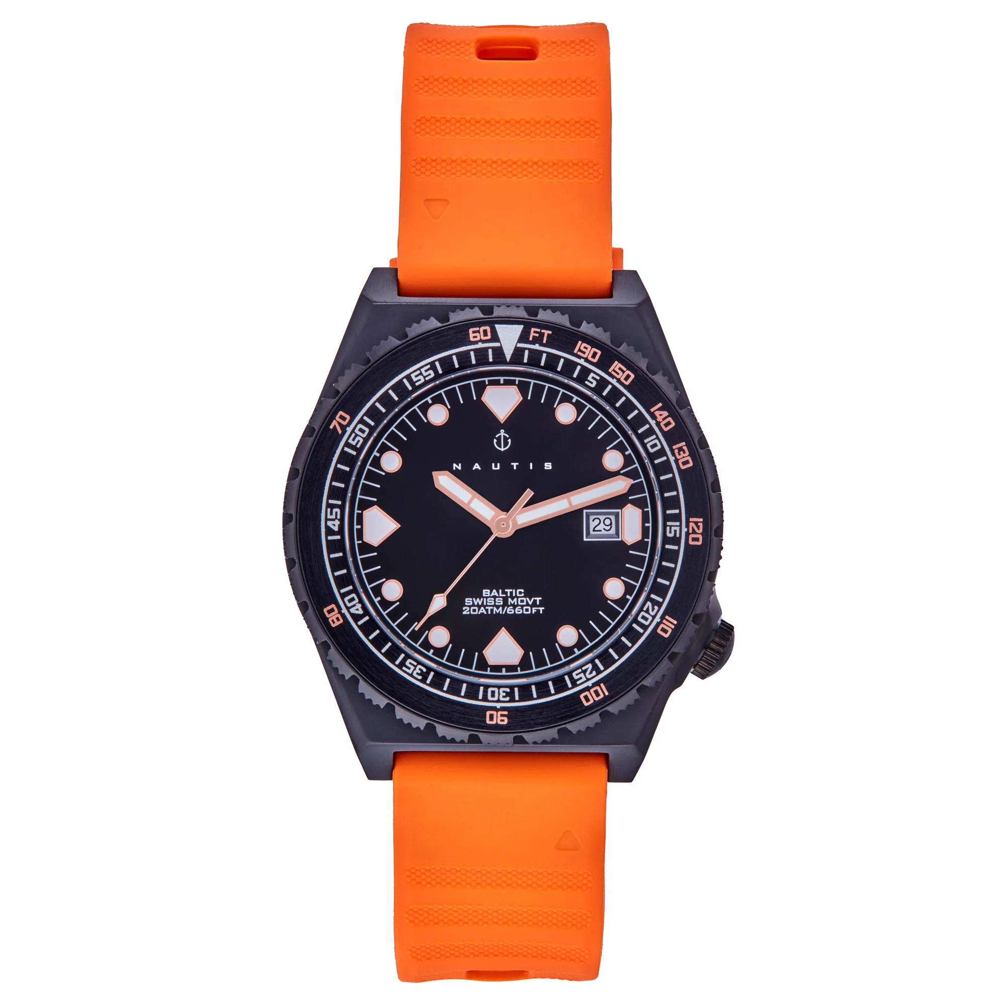 Baltic Orange/Black | Black Dial