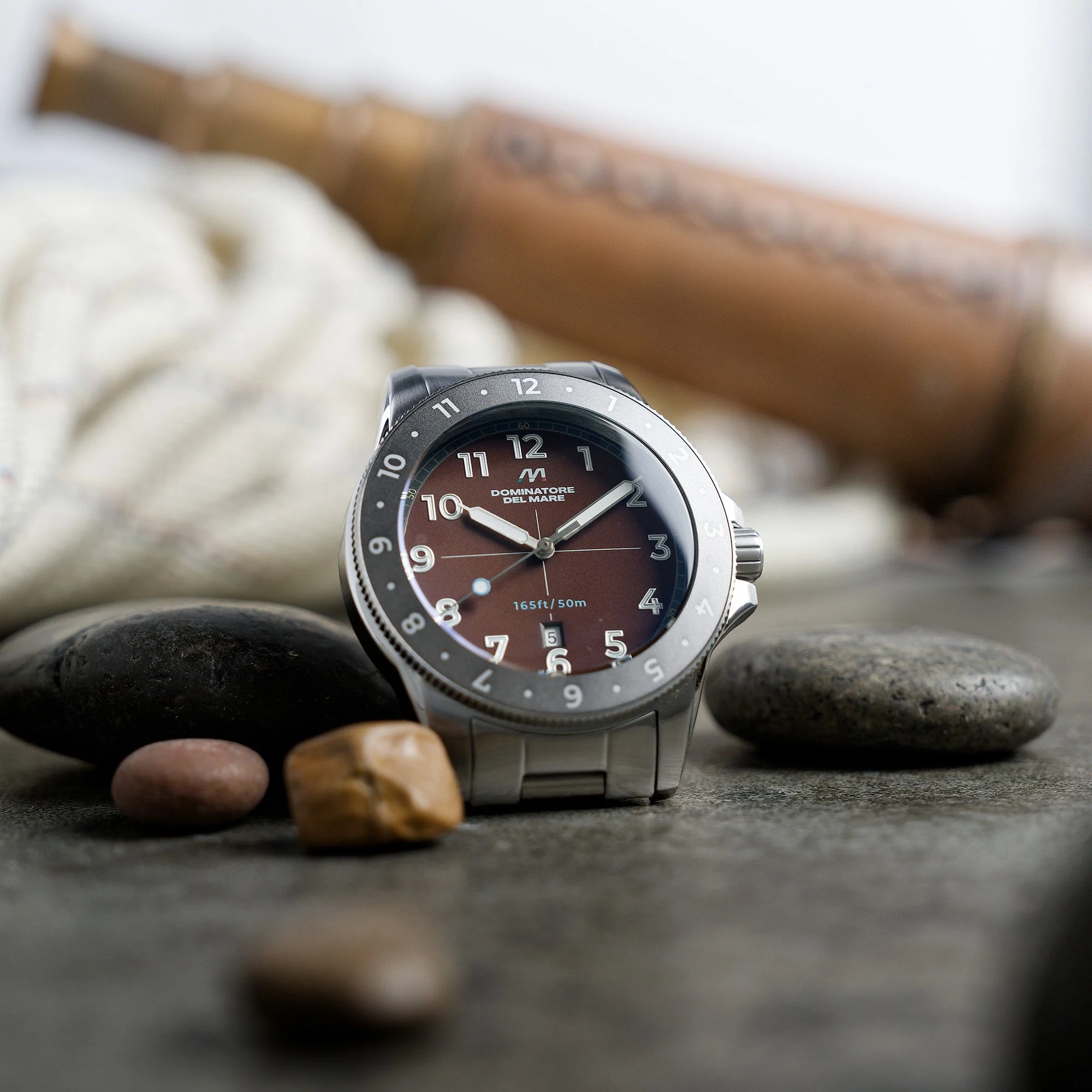 Bandiera Japan Quartz Brown / Stainless Steel | Brown Dial - Image 3