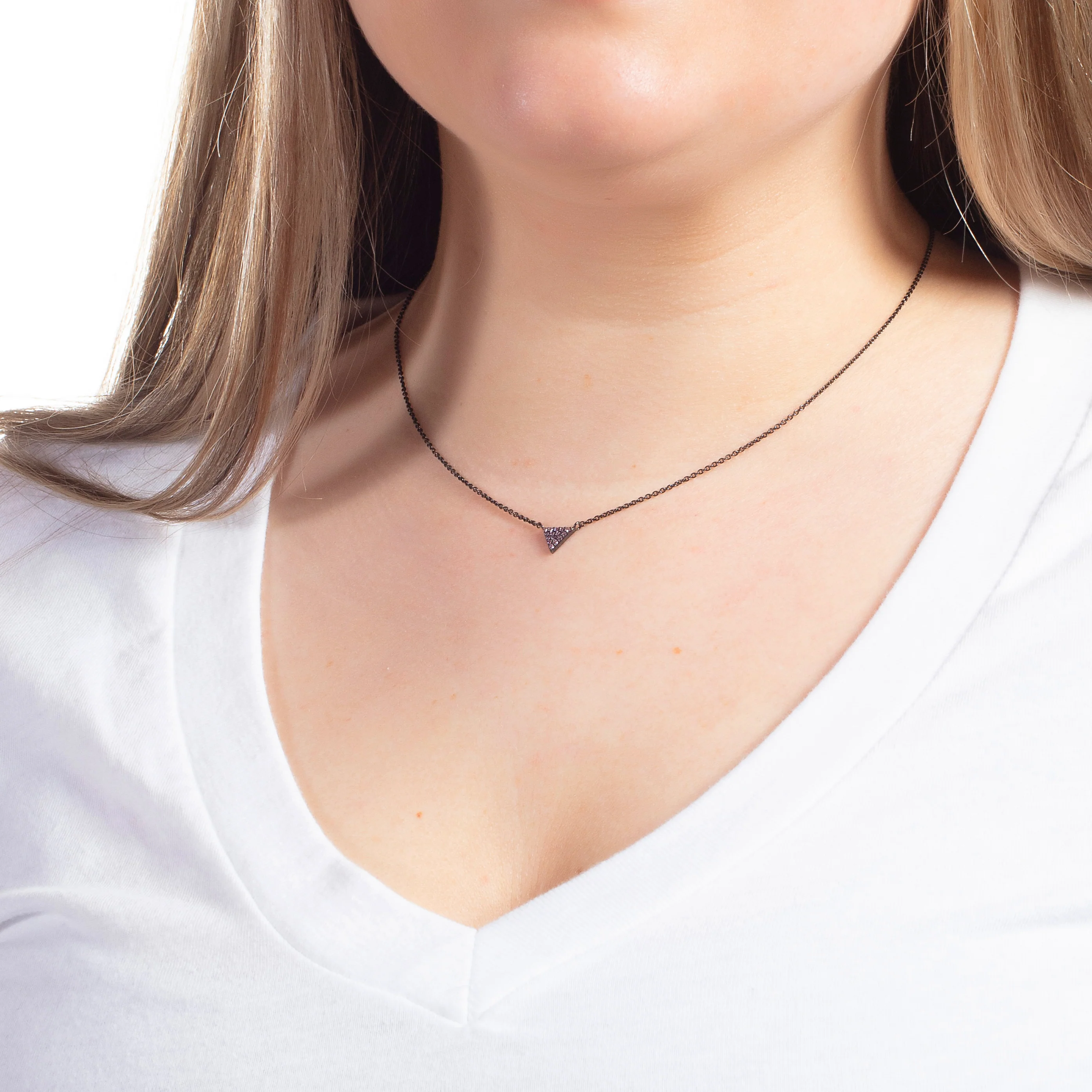 Barcelona Pendant Necklace 18k Black Gold - Image 2
