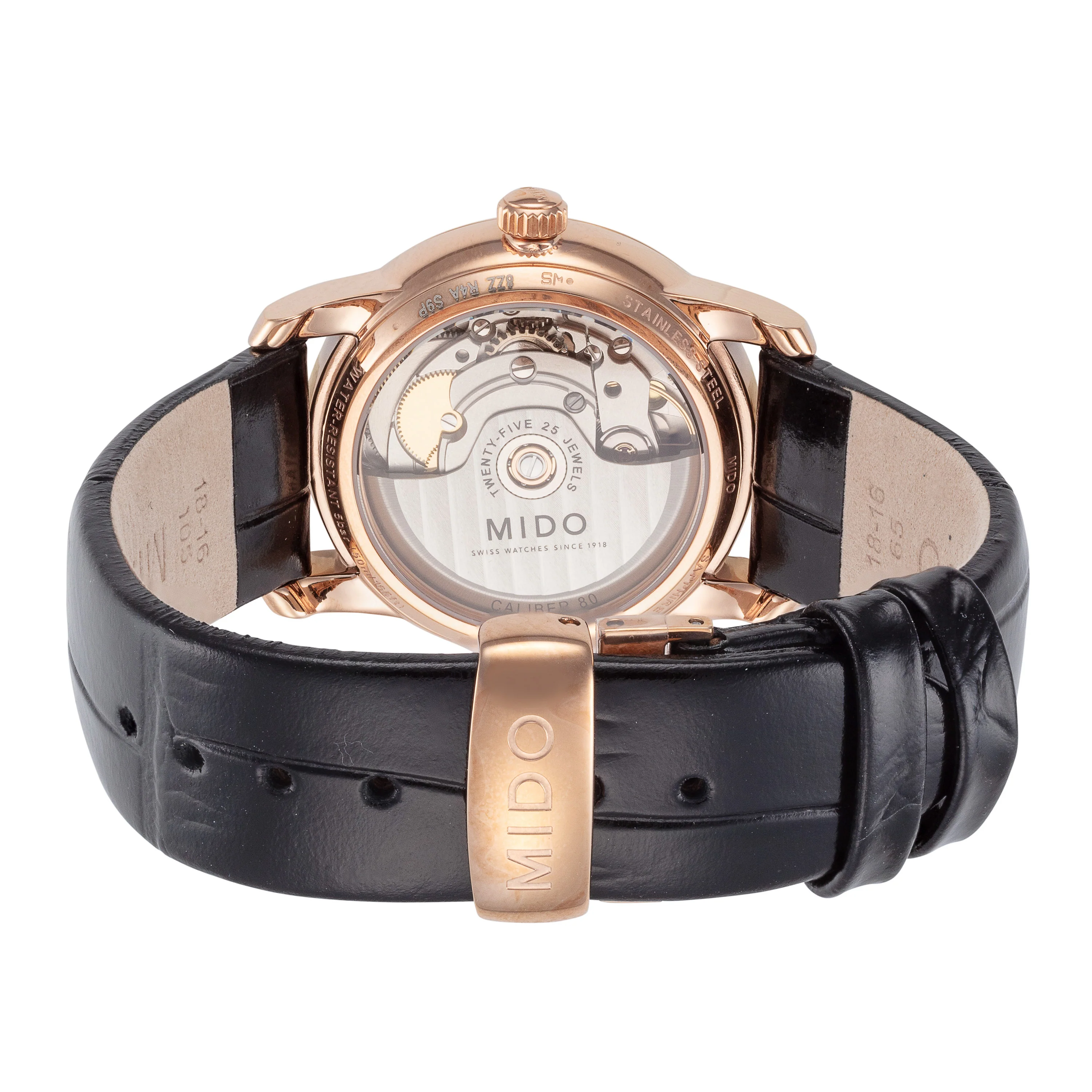 Baroncelli 33mm / White and Orange / Black | White and Orange Dial - Image 3