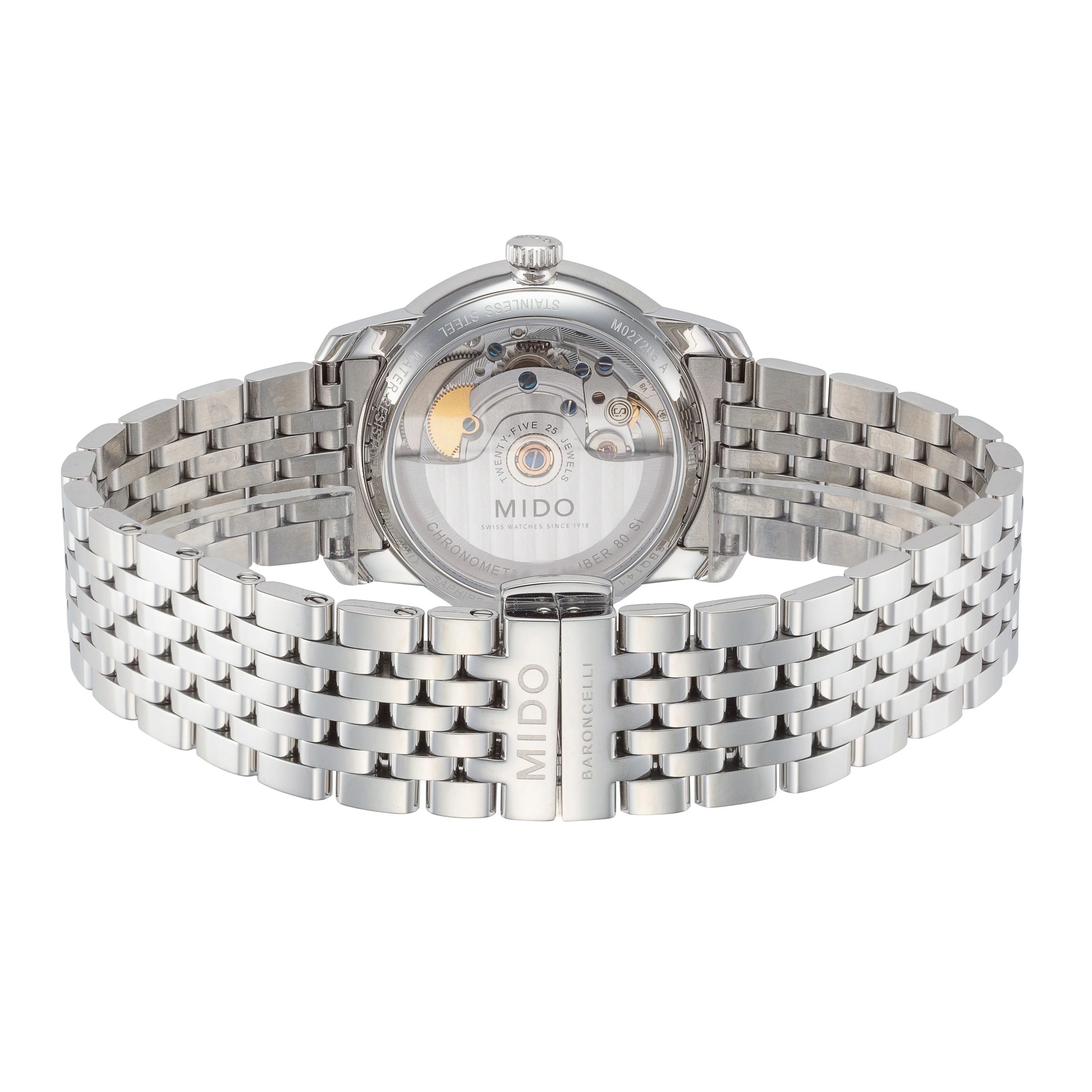 Baroncelli 34mm / White / Silver | White Dial - Image 3