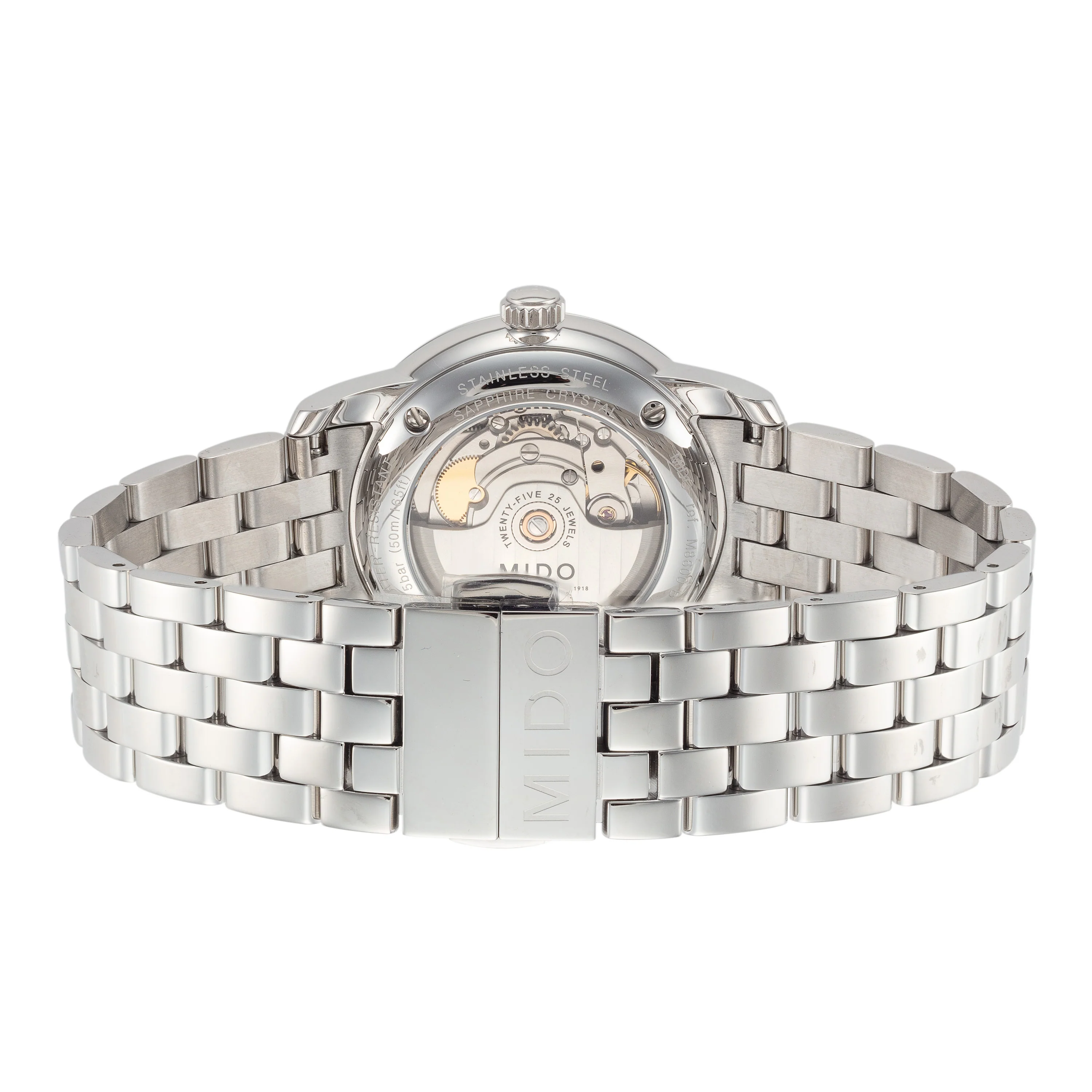 Baroncelli 38mm / White / Silver White Dial - Image 2