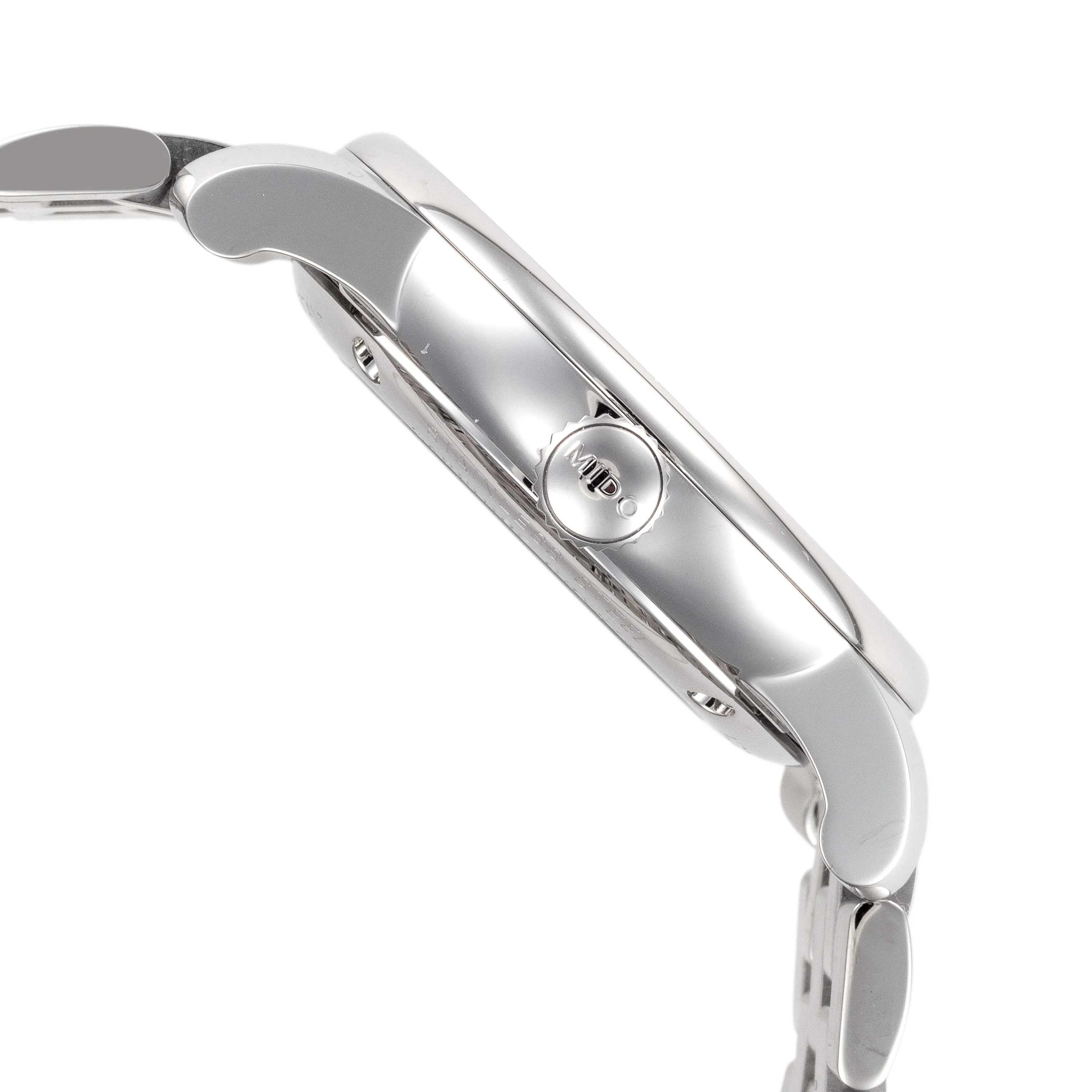 Baroncelli 38mm / White / Silver White Dial - Image 3