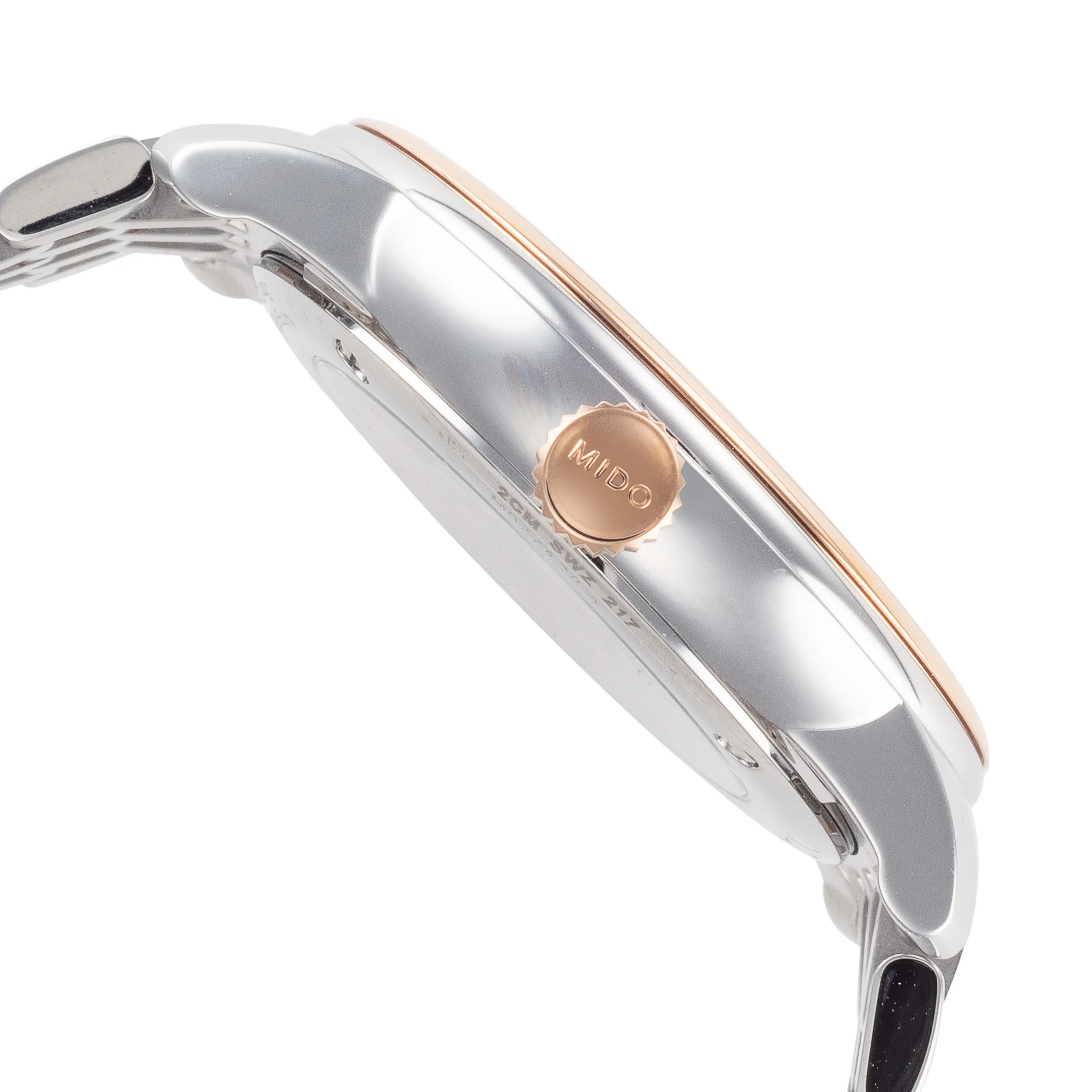 Baroncelli 40mm / White / Silver and Rose Gold | White Dial - Image 3
