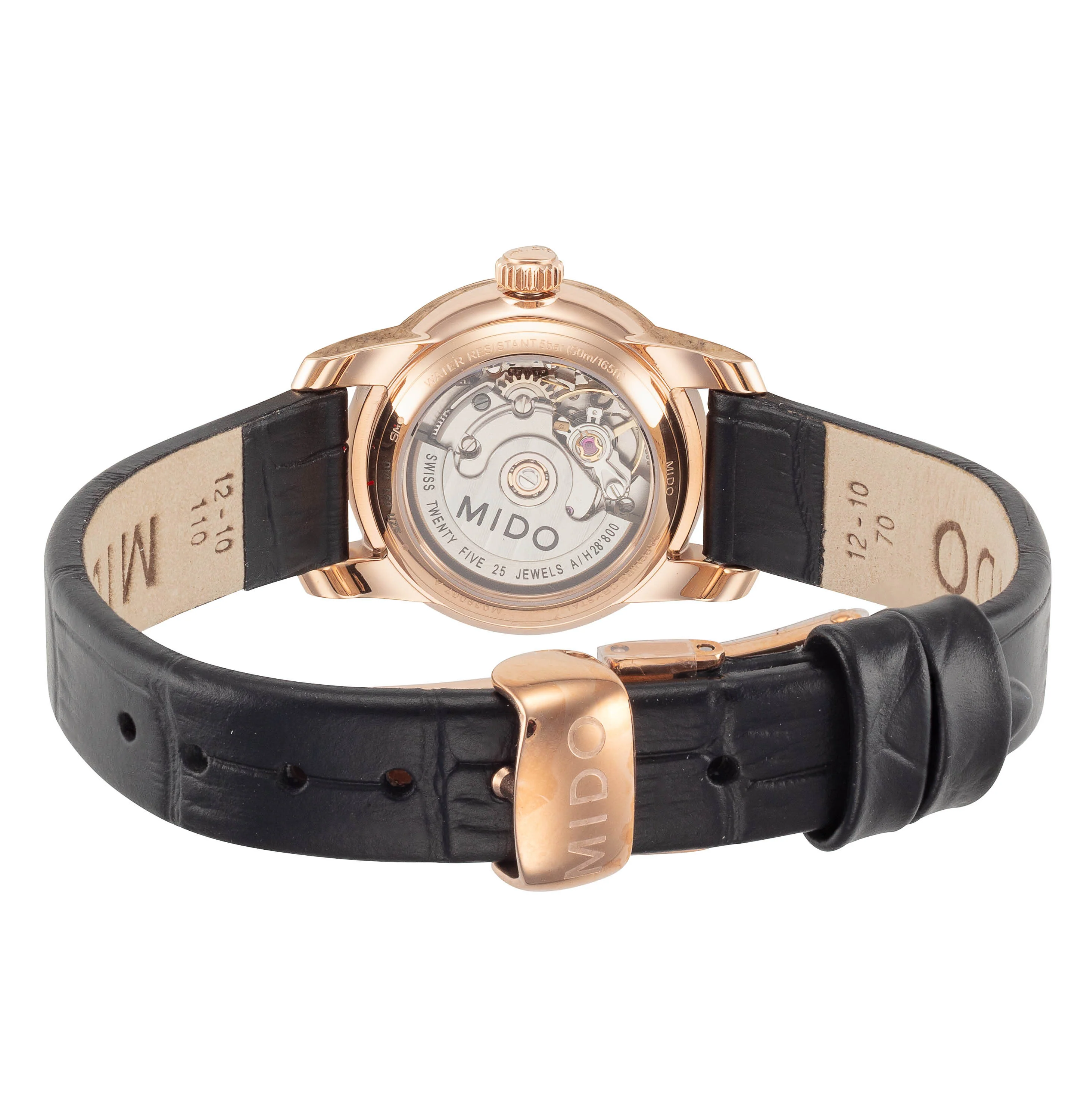 Baroncelli II 25mm / White / Black | White Dial - Image 3