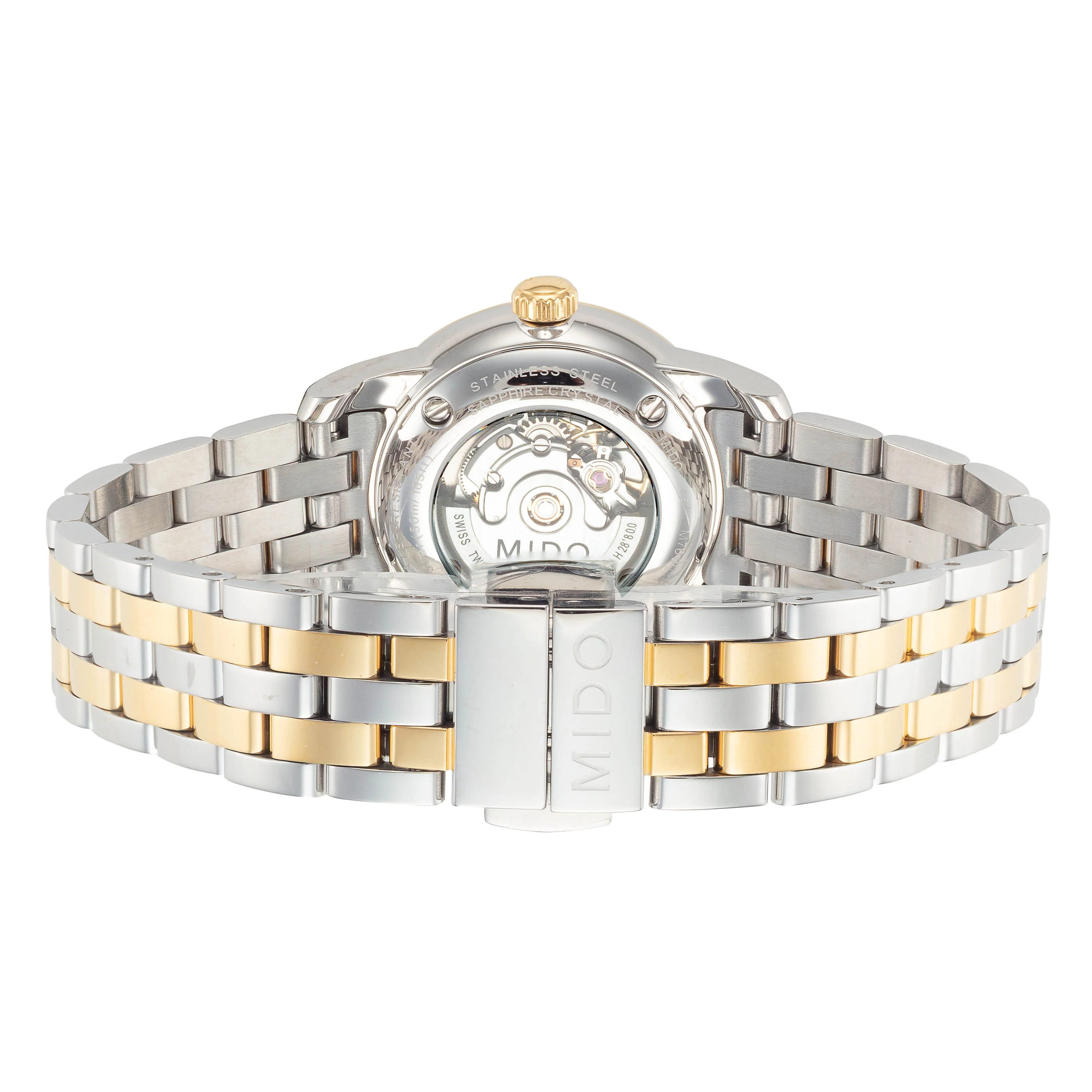 Baroncelli II 29mm / White / Silver and Gold | White Dial - Image 3