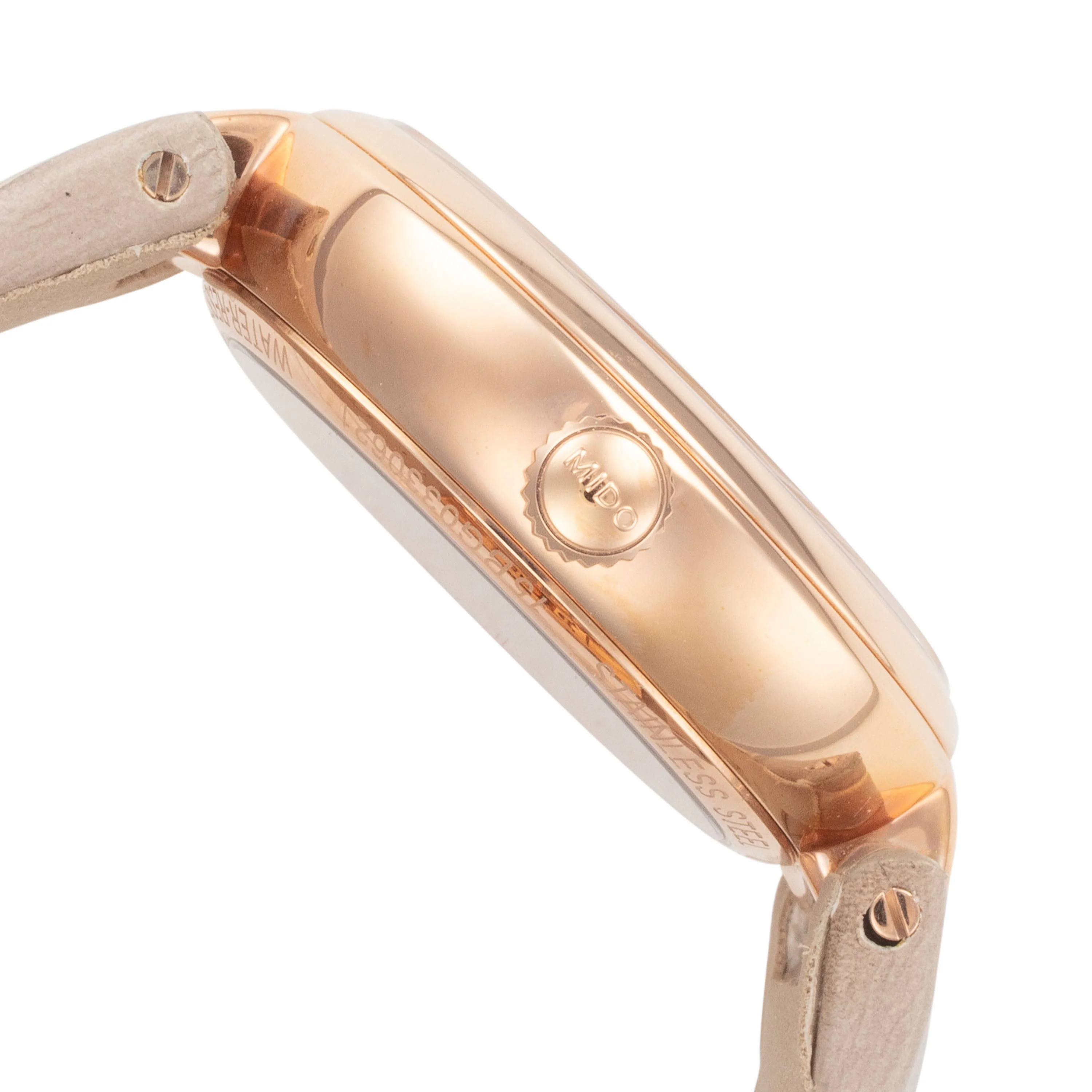 Baroncelli II 33mm / White Mother-of-Pearl / Beige | White Mother-of-Pearl Dial - Image 2