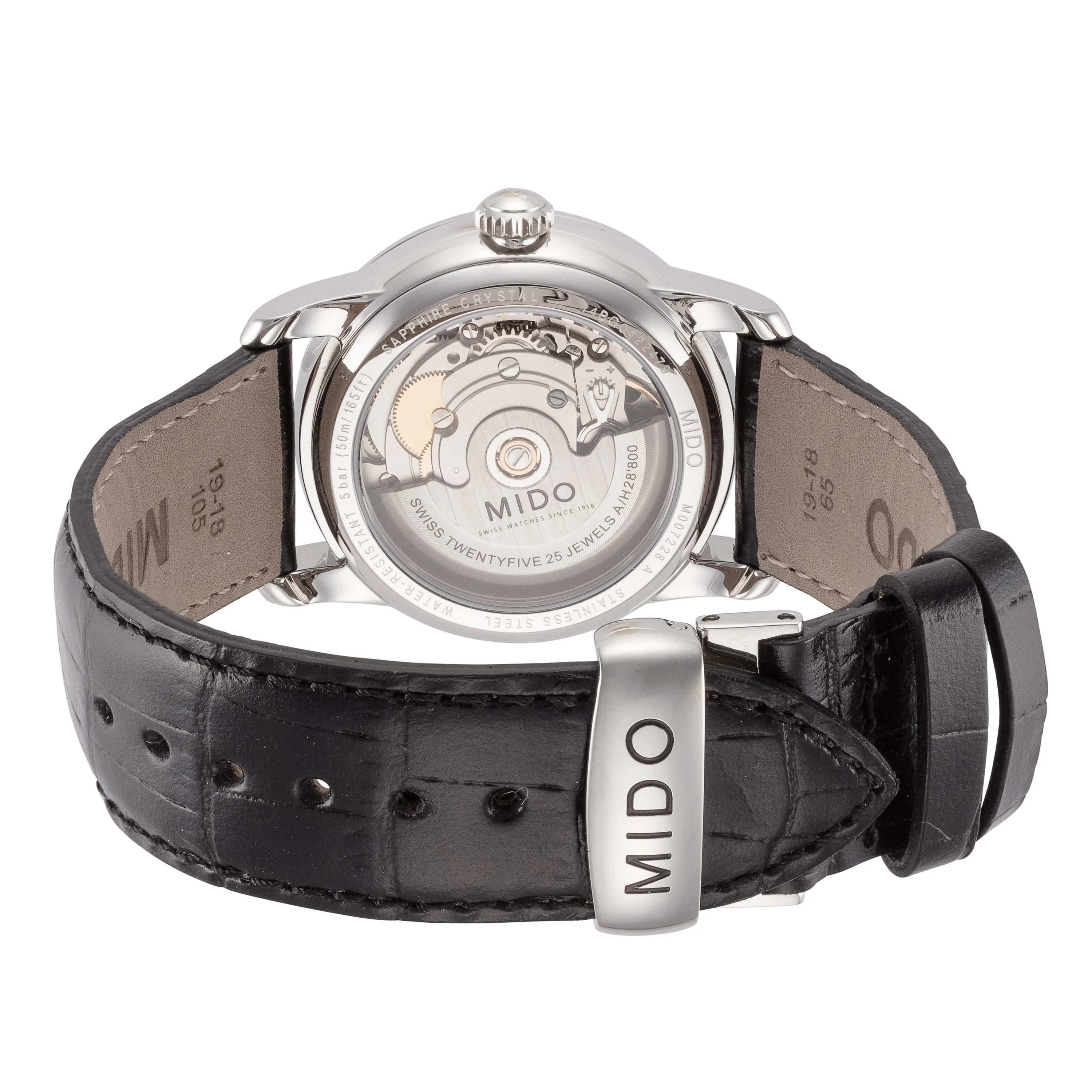 Baroncelli II 35mm / Silver / Black | Silver Dial - Image 3