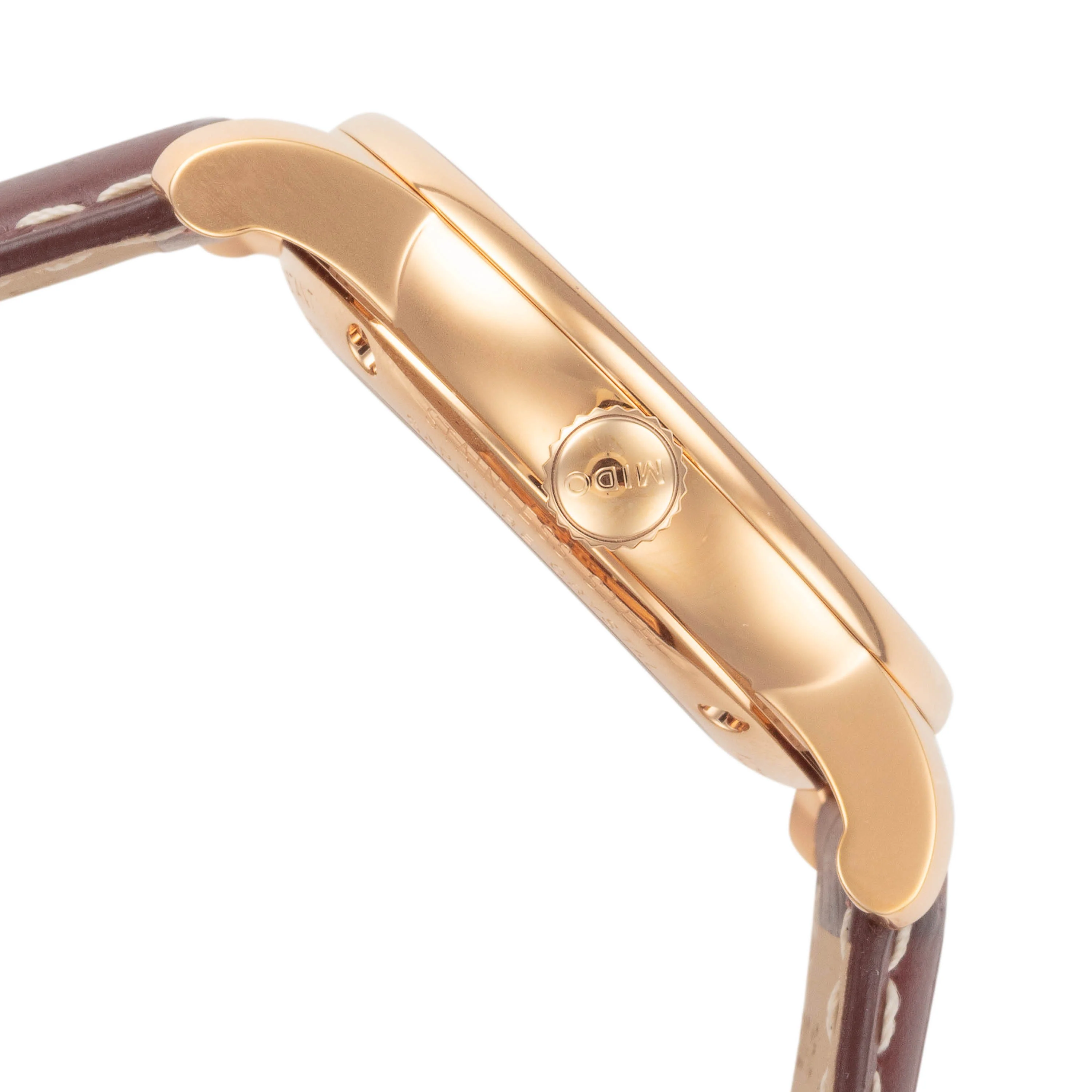 Baroncelli II 38mm / Silver / Brown | Silver Dial - Image 2