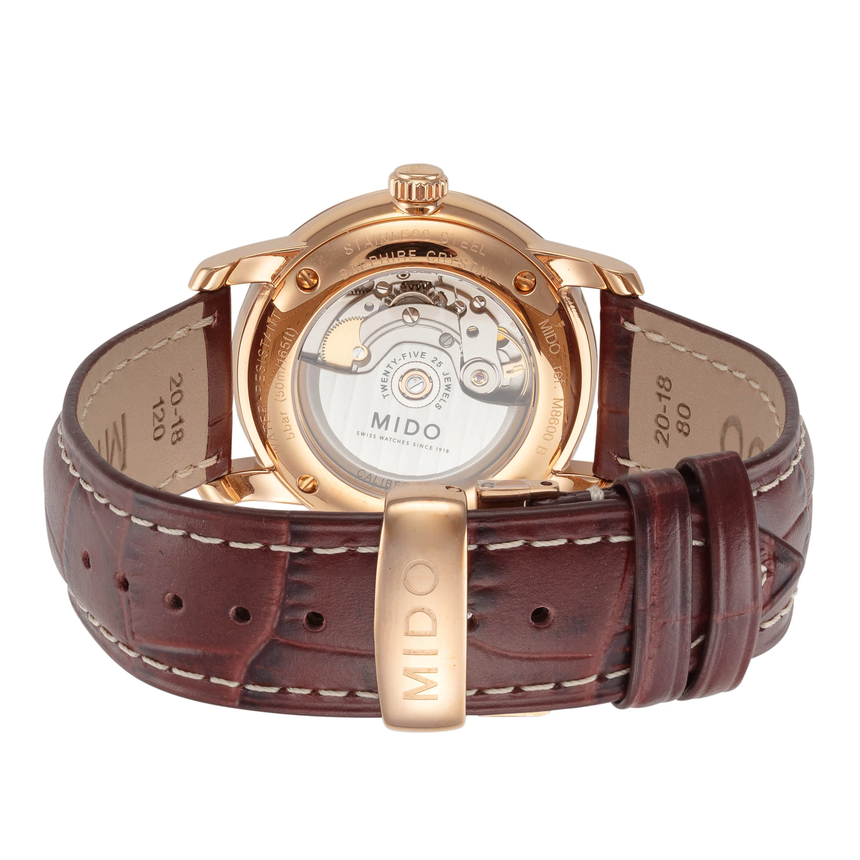 Baroncelli II 38mm / Silver / Brown | Silver Dial - Image 3