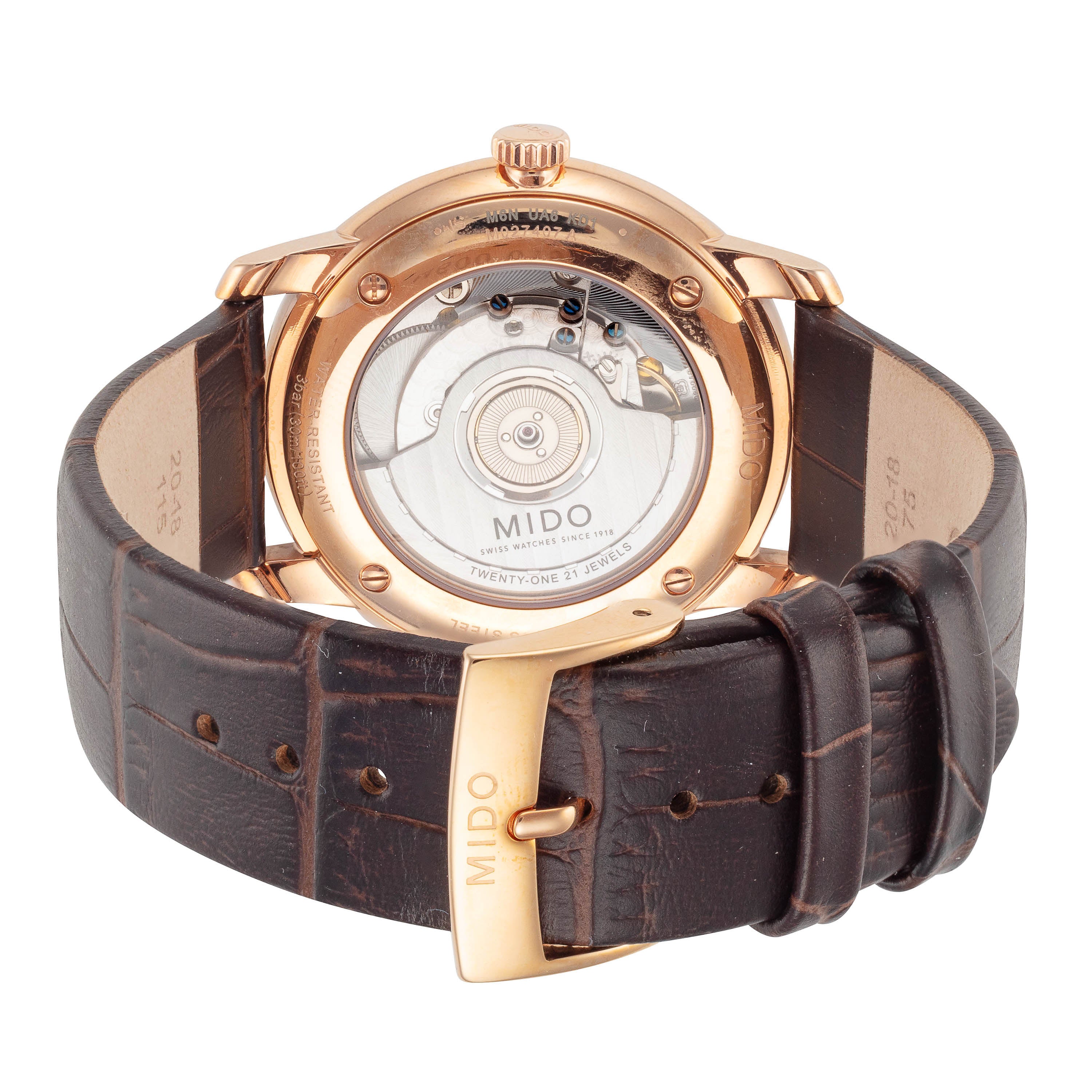 Baroncelli II 39mm / Black / Dark Brown | Black Dial - Image 3