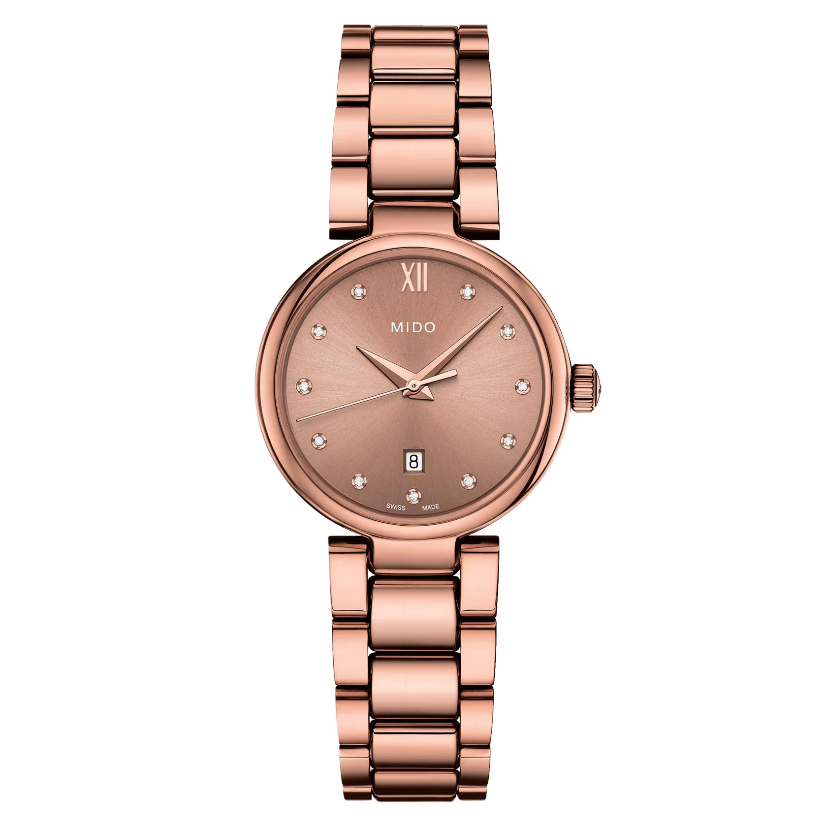 BARONCELLI II DONNA QUARTZ RoseGold/SS | Brown Dial