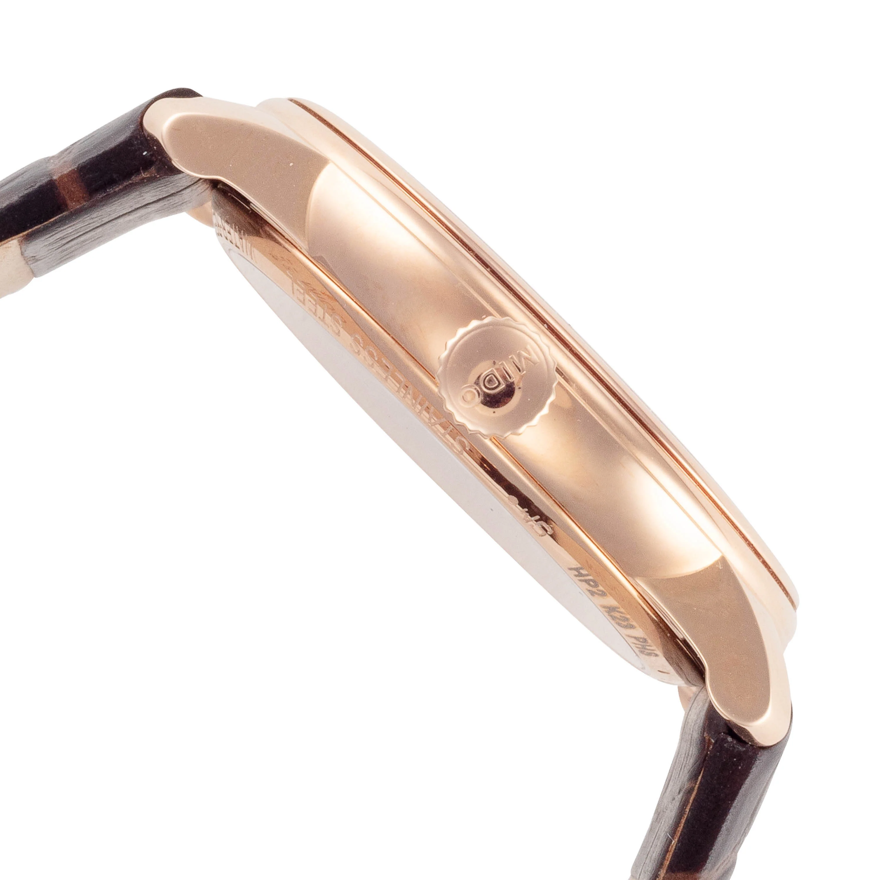Baroncelli III 33mm / White Mother-of-Pearl / Brown | White Mother-of-Pearl Dial - Image 2