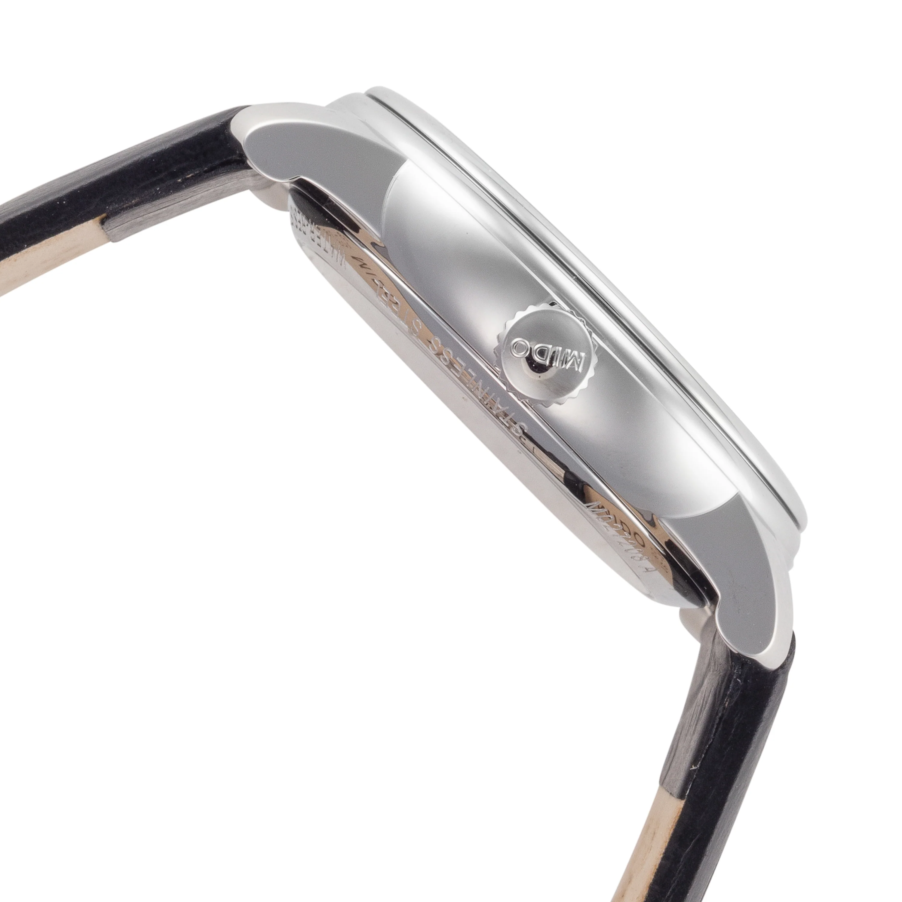 Baroncelli III 34mm / Mother-of-Pearl / Black | Mother-Of-Pearl Dial - Image 3