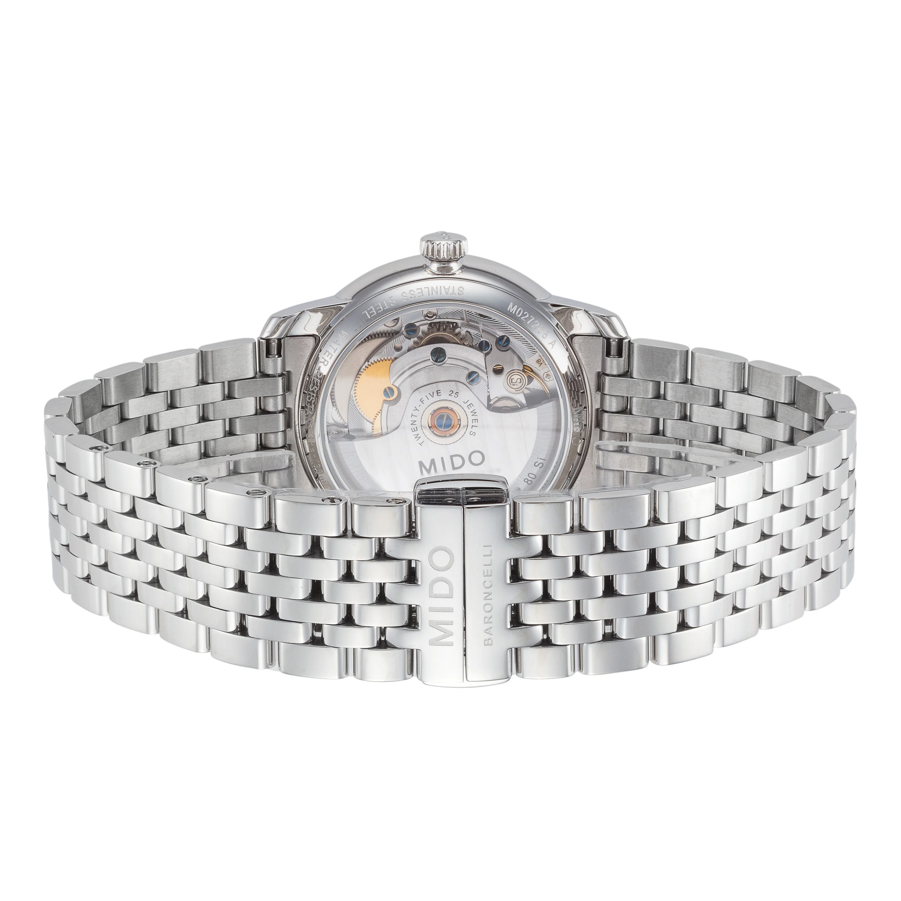Baroncelli III 34mm / White / Silver | White Dial - Image 3