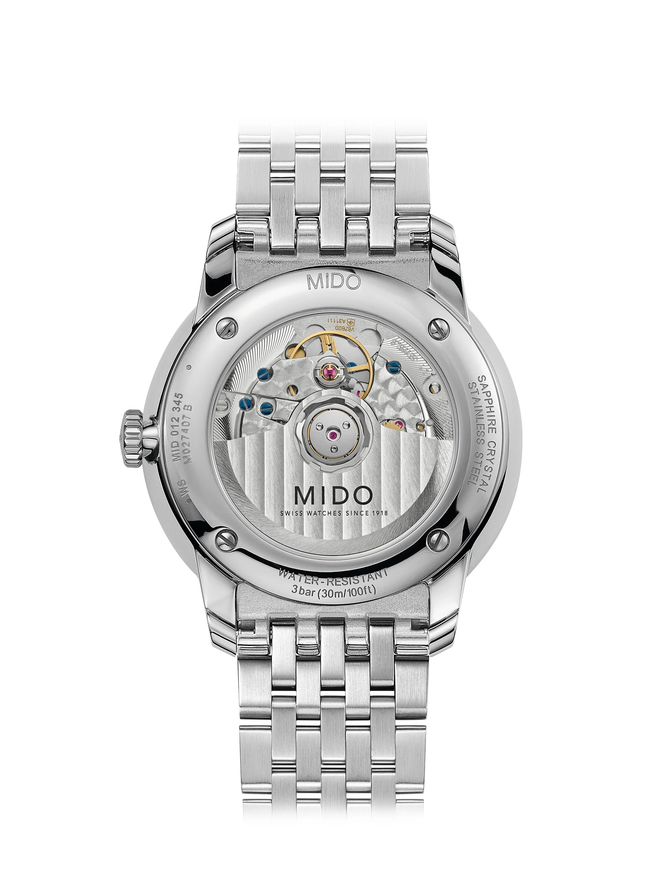 BARONCELLI SMILING MOON GENT Silver/SS | White Dial - Image 2