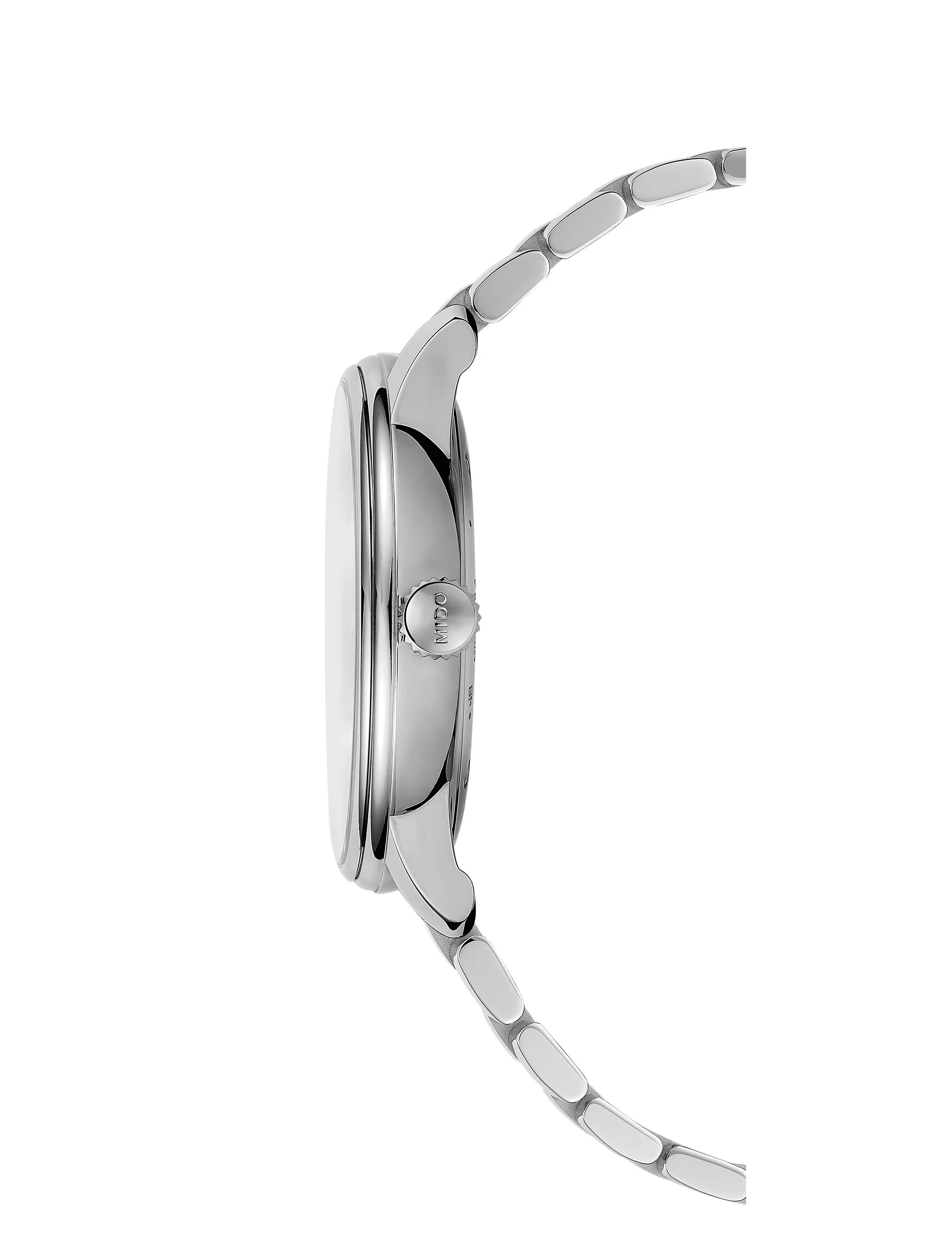 BARONCELLI SMILING MOON GENT Silver/SS | White Dial - Image 3