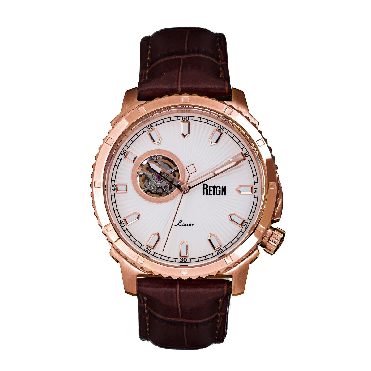 Bauer Rose Gold/White | White Dial - Image 2