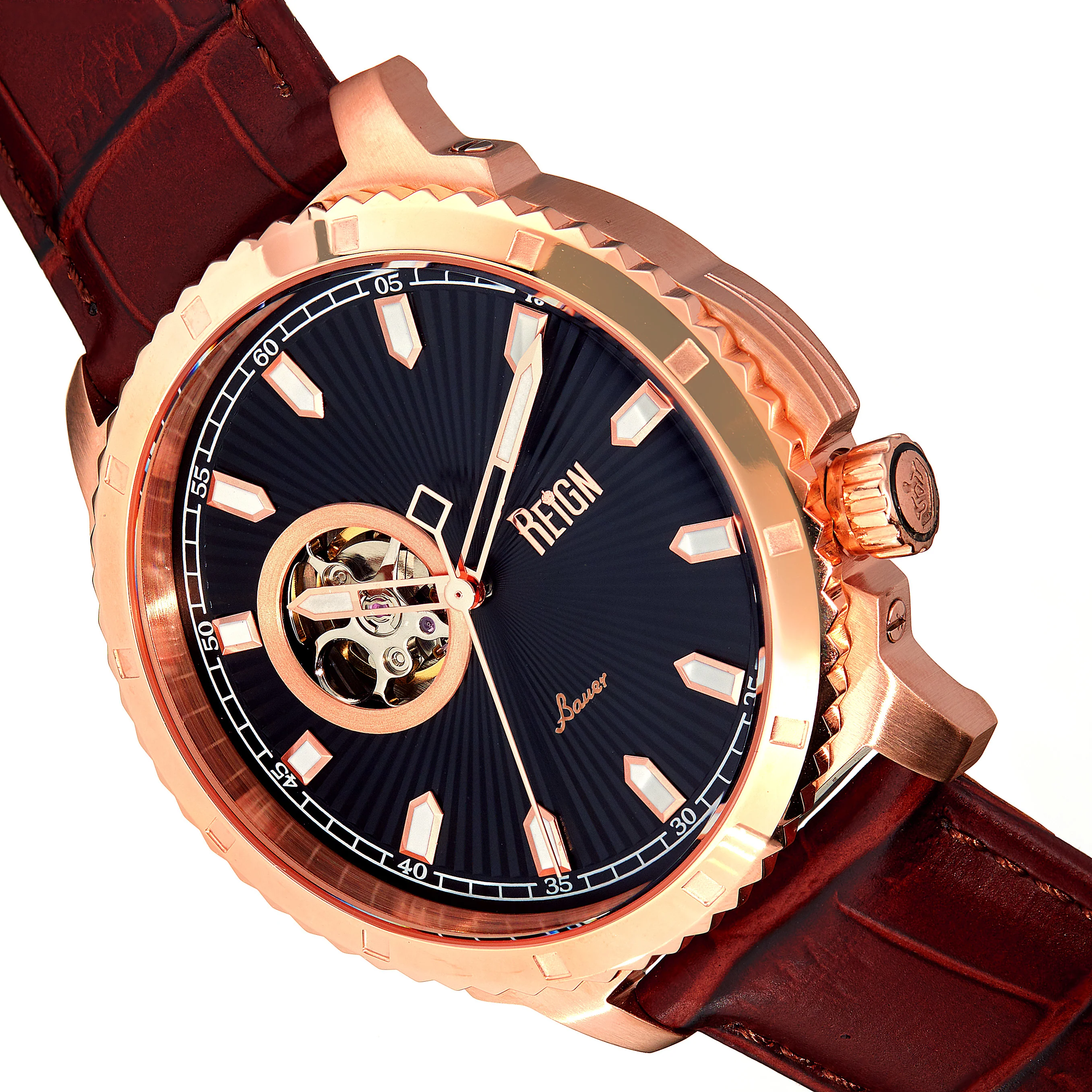 Bauer Rose Gold/Black | Black Dial - Image 3