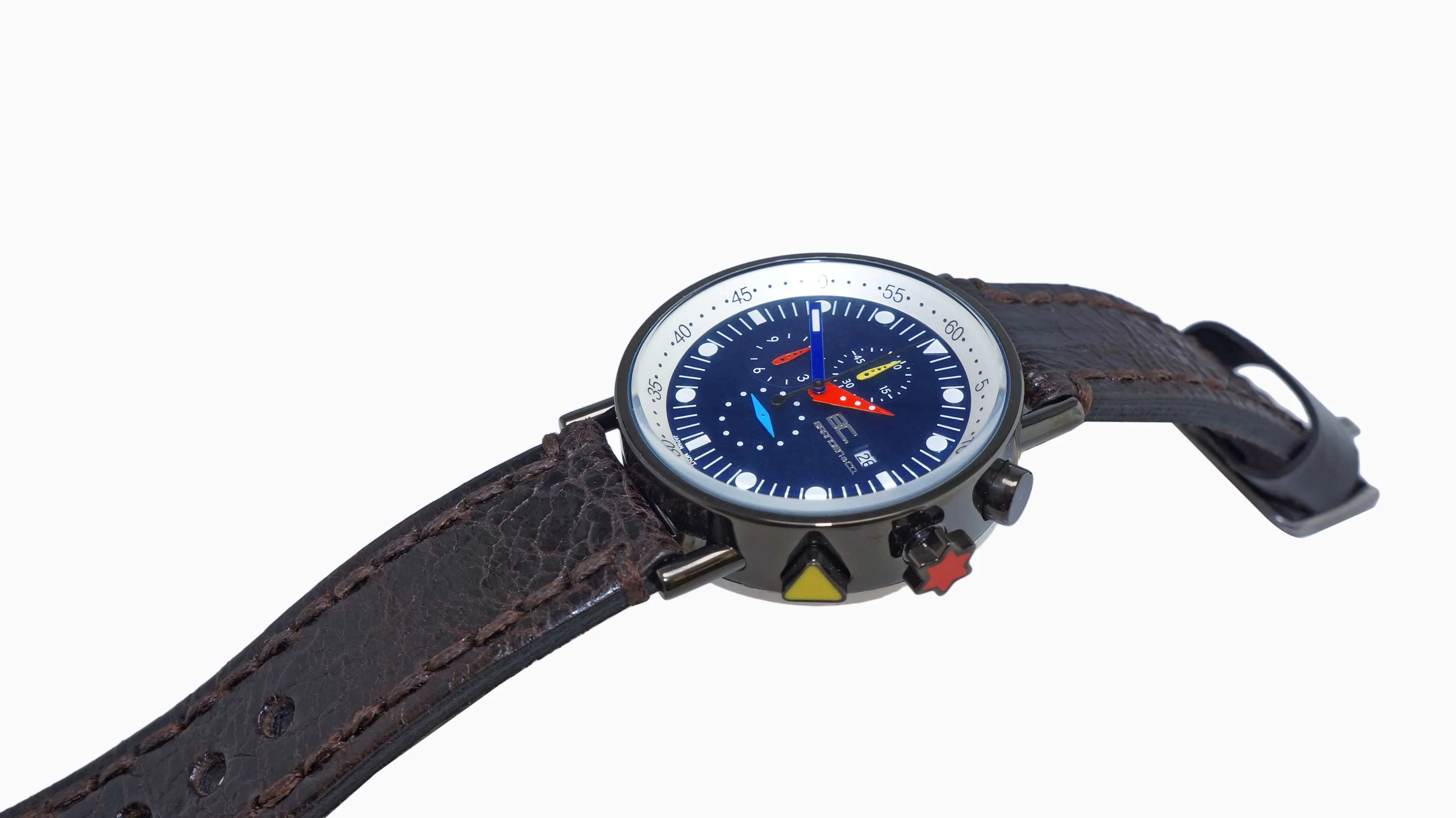 BC COLLECTION IP Black/ Blue-Brown | Blue Dial Dial - Image 3