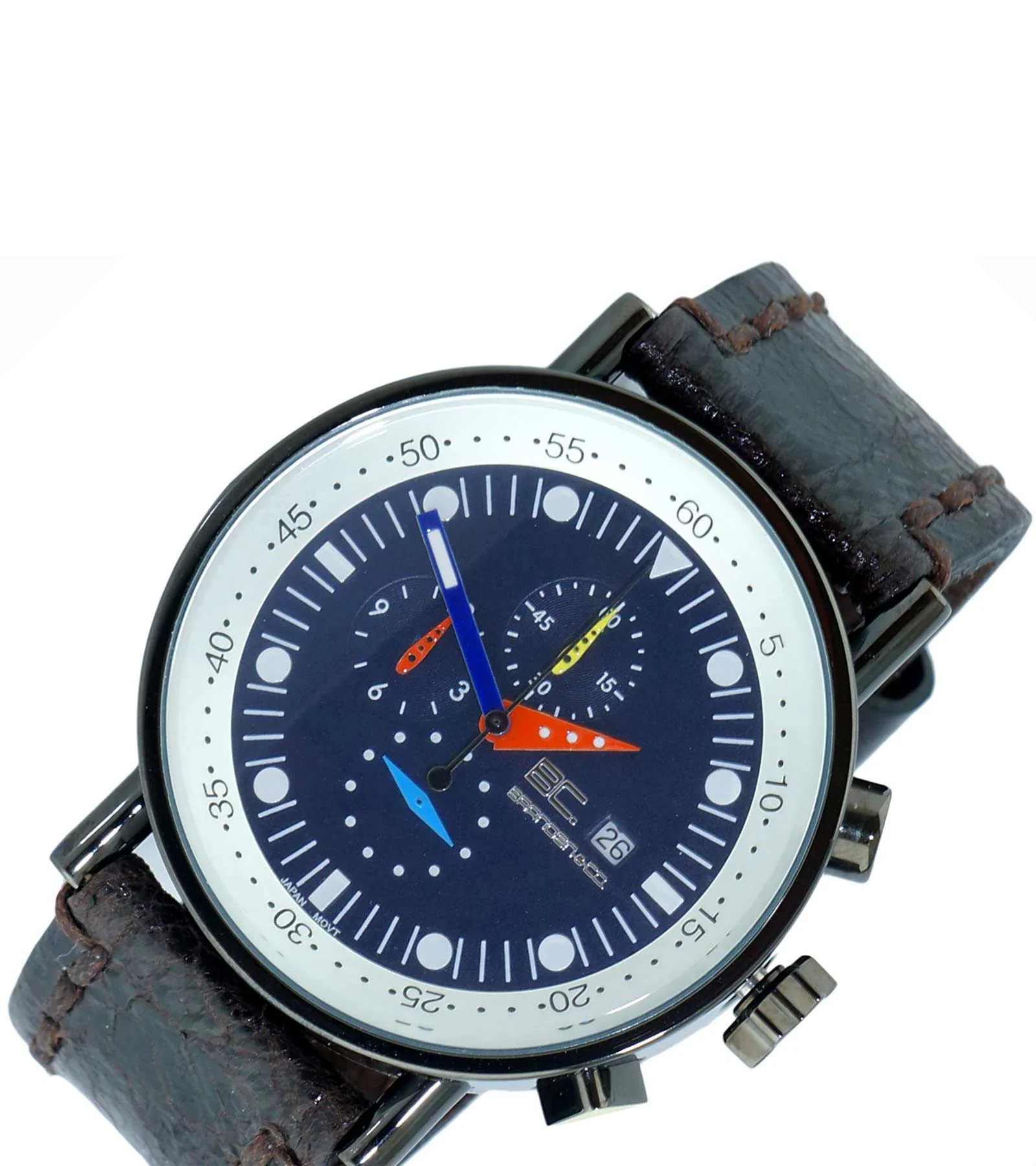 BC COLLECTION IP Black/ Blue-Brown | Blue Dial Dial - Image 4