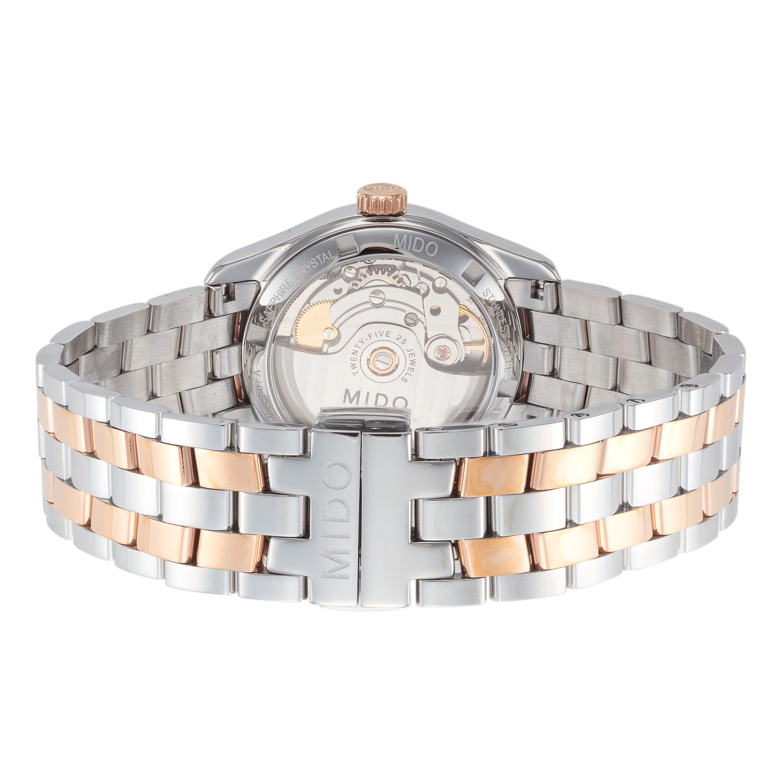 Belluna II 33mm / Mother-of-Pearl / Silver and Rose Gold | Mother-Of-Pearl Dial - Image 3