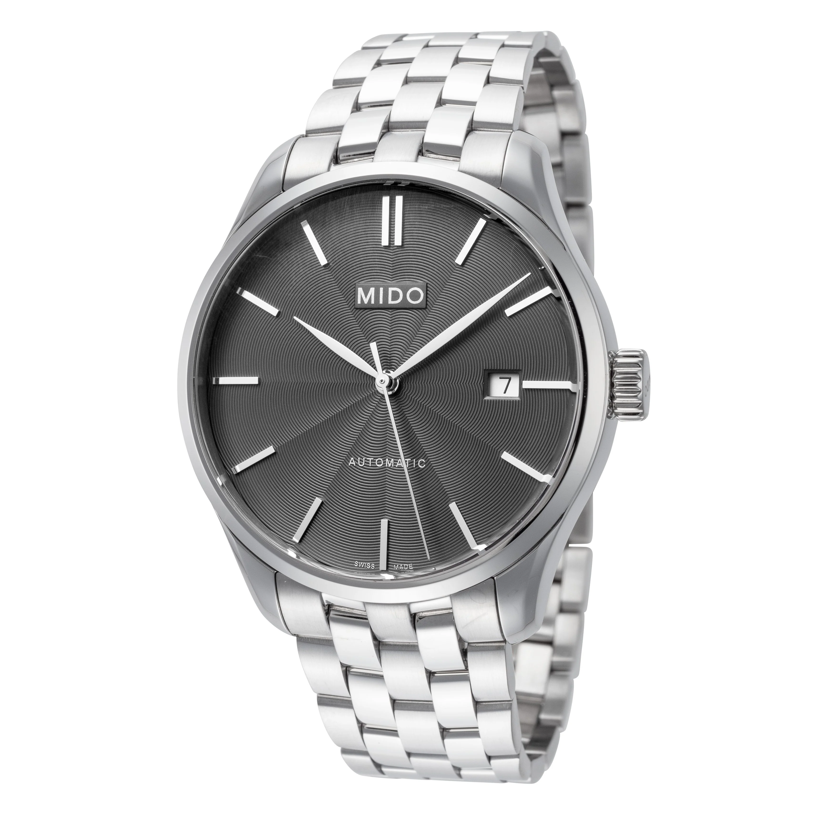 Belluna II 40mm / Black / Silver | Black Dial