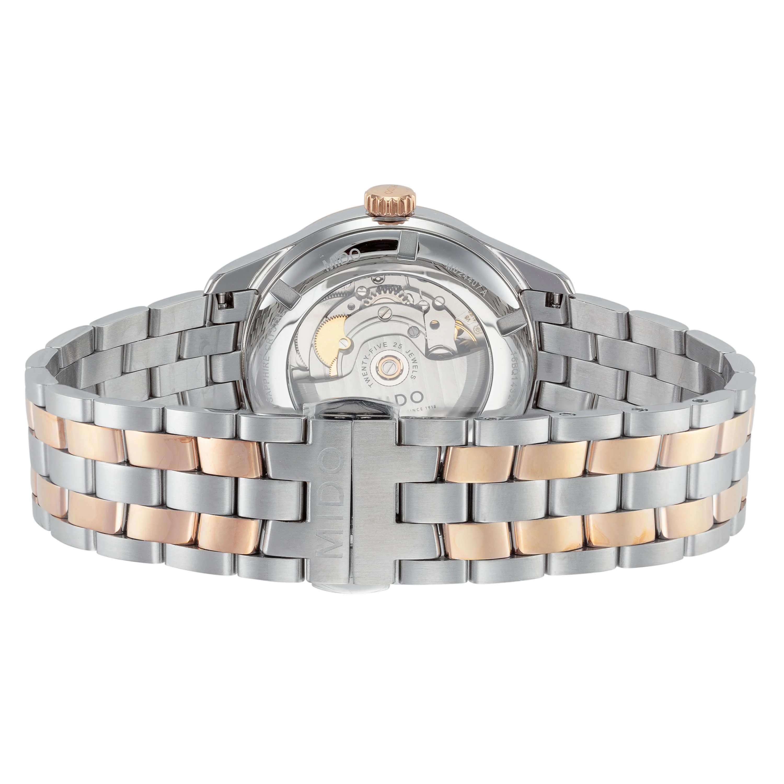 Belluna II 40mm / Silver / Silver and Rose Gold | Silver Dial - Image 3