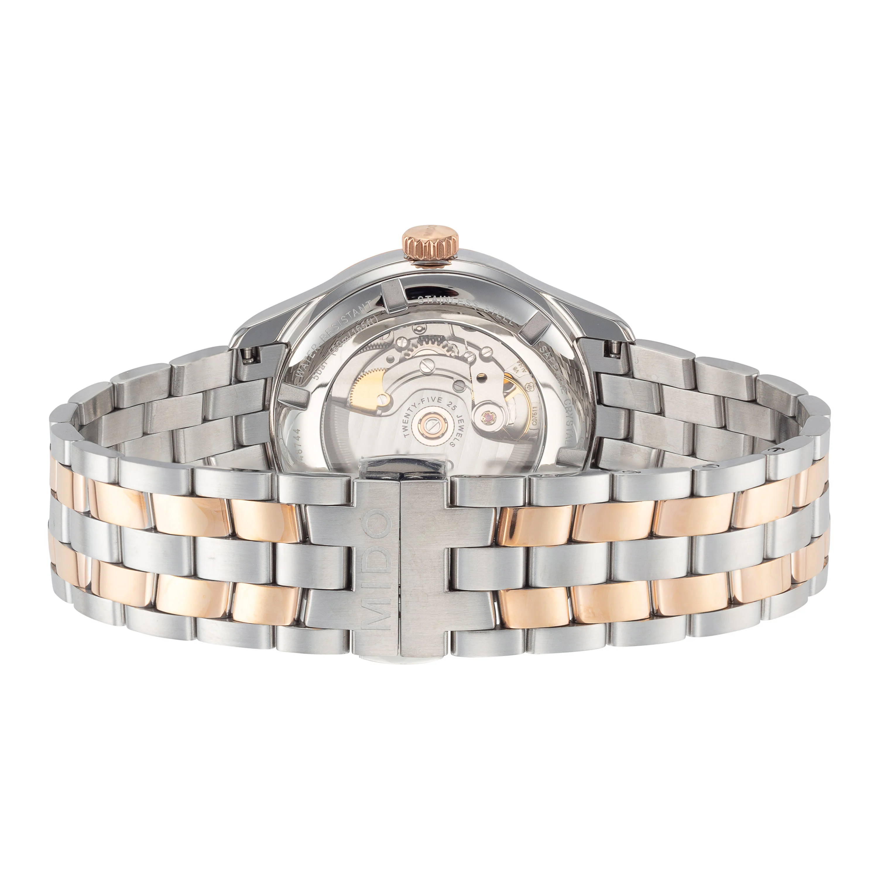 Belluna II 40mm / Silver / Silver and Rose Gold Silver Dial - Image 3
