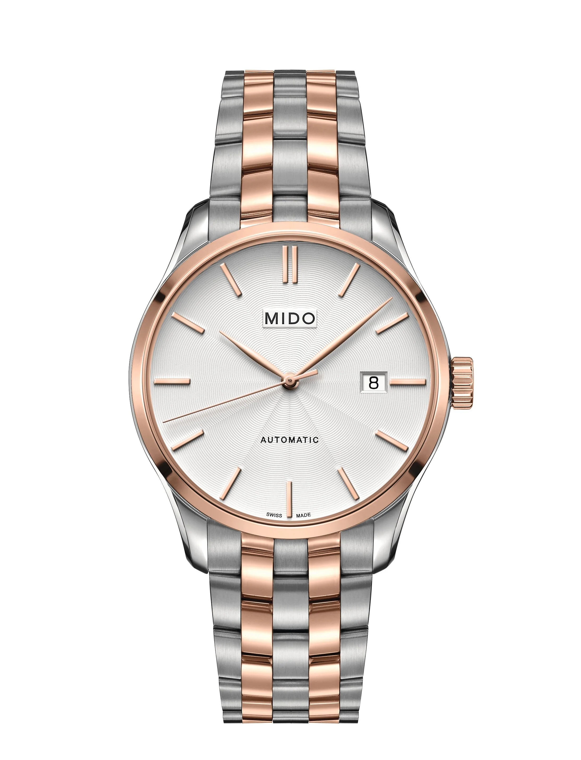 BELLUNA II GENT Silver/Gold/SS | Silver Dial