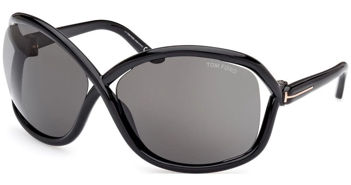 BETTINA SHINY BLACK / SMOKE