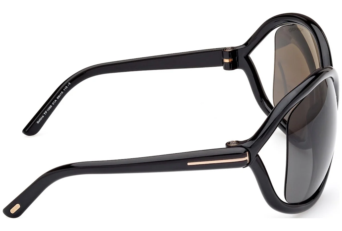 BETTINA SHINY BLACK / SMOKE - Image 6