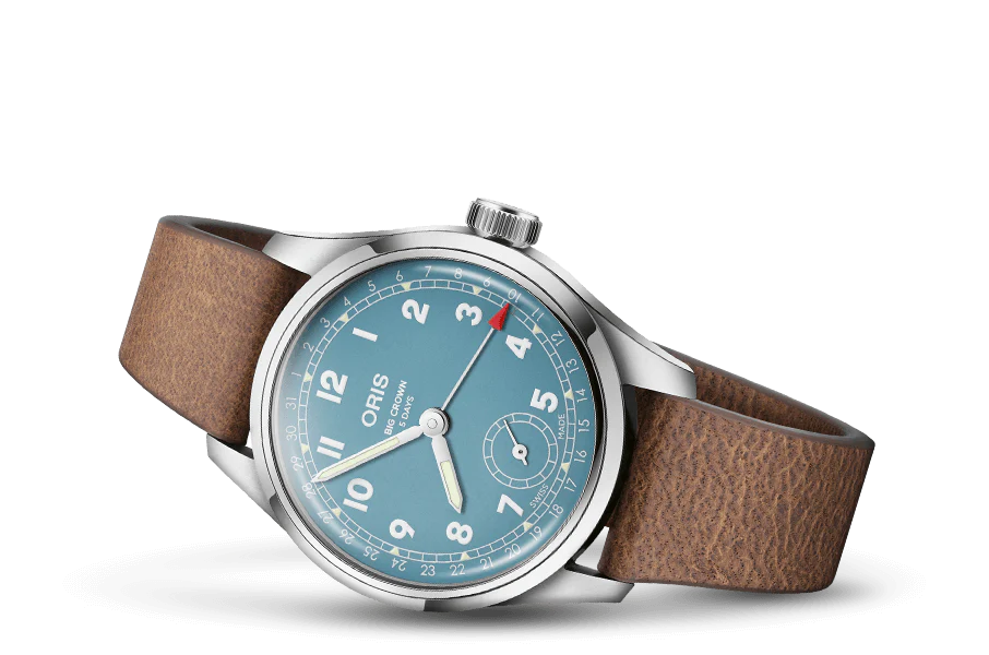 Big Crown Blue Dial / Leather Strap | Turqouise Dial - Image 2