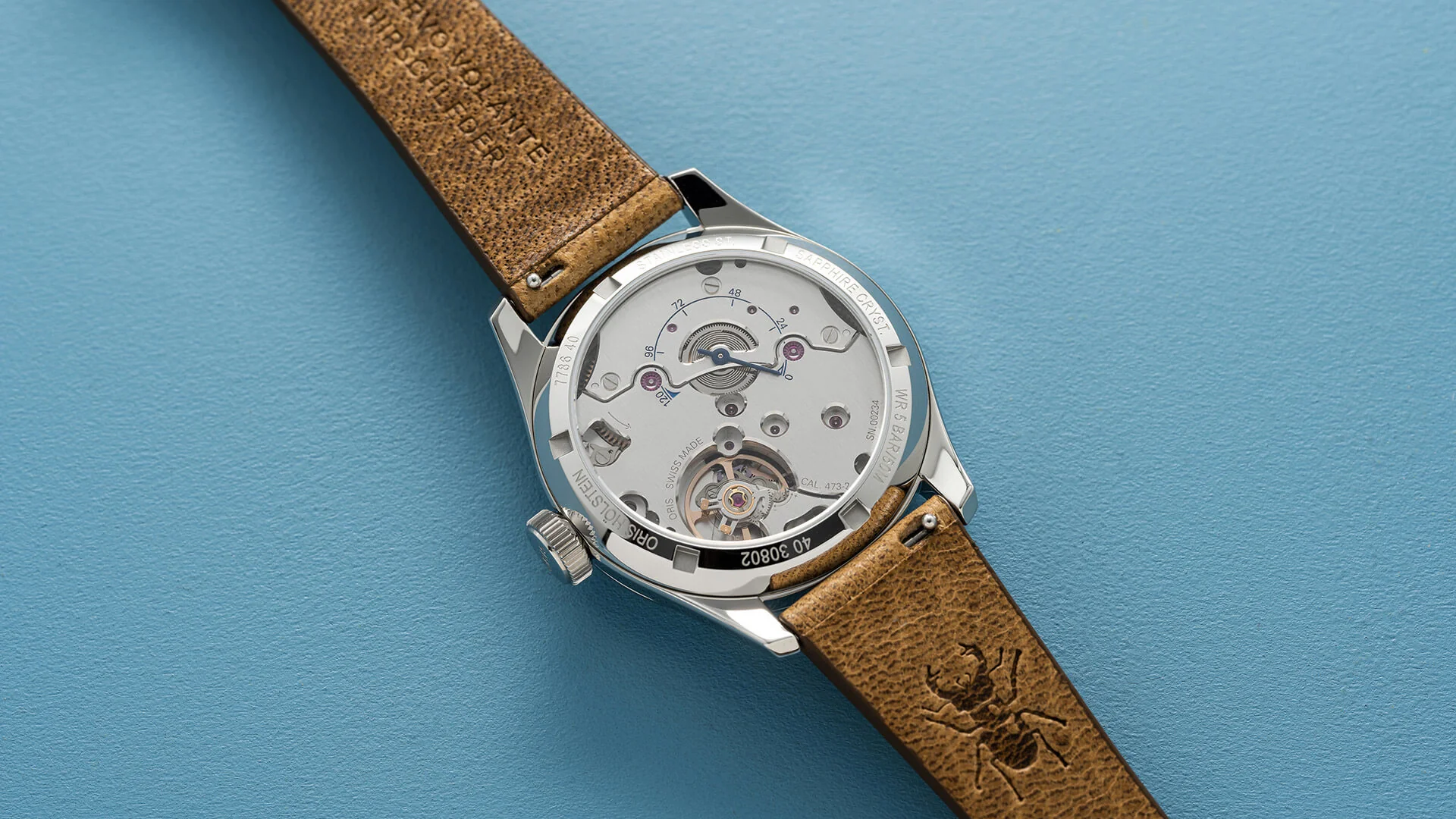 Big Crown Blue Dial / Leather Strap | Turqouise Dial - Image 6