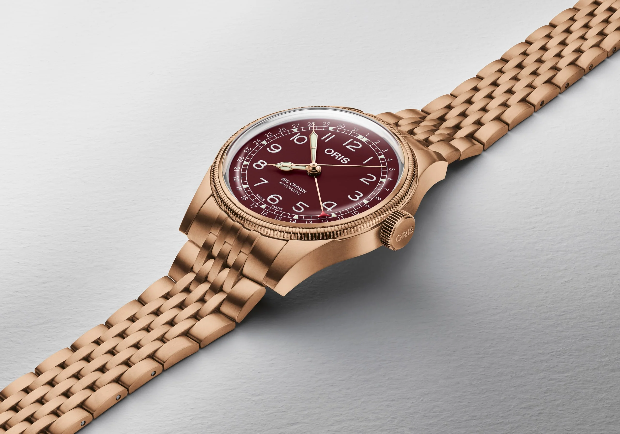BIG CROWN BRONZE POINTER DATE  | Red Dial - Image 5