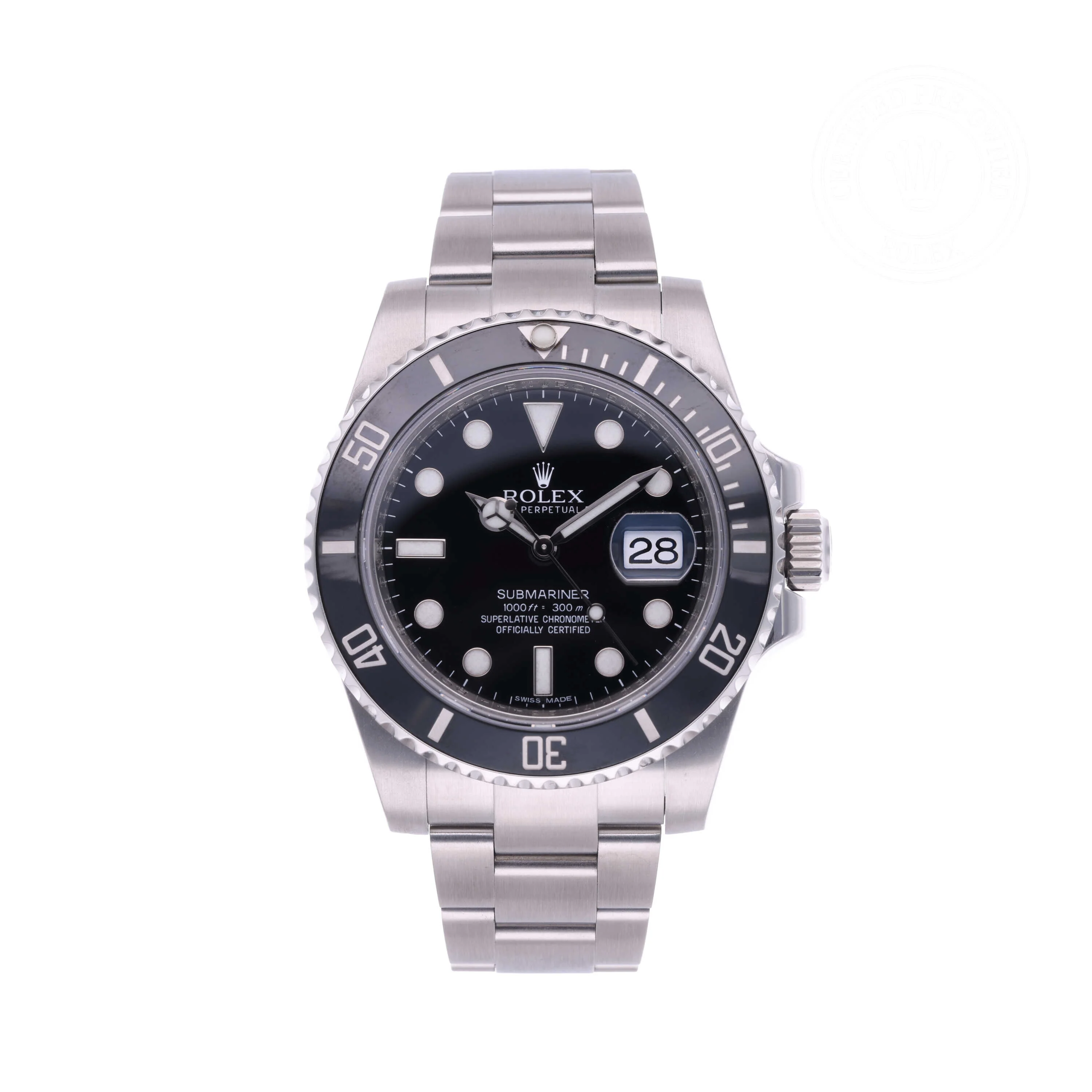 Pre-Owned Rolex Oystersteel Submariner Date 40mm -116610LN