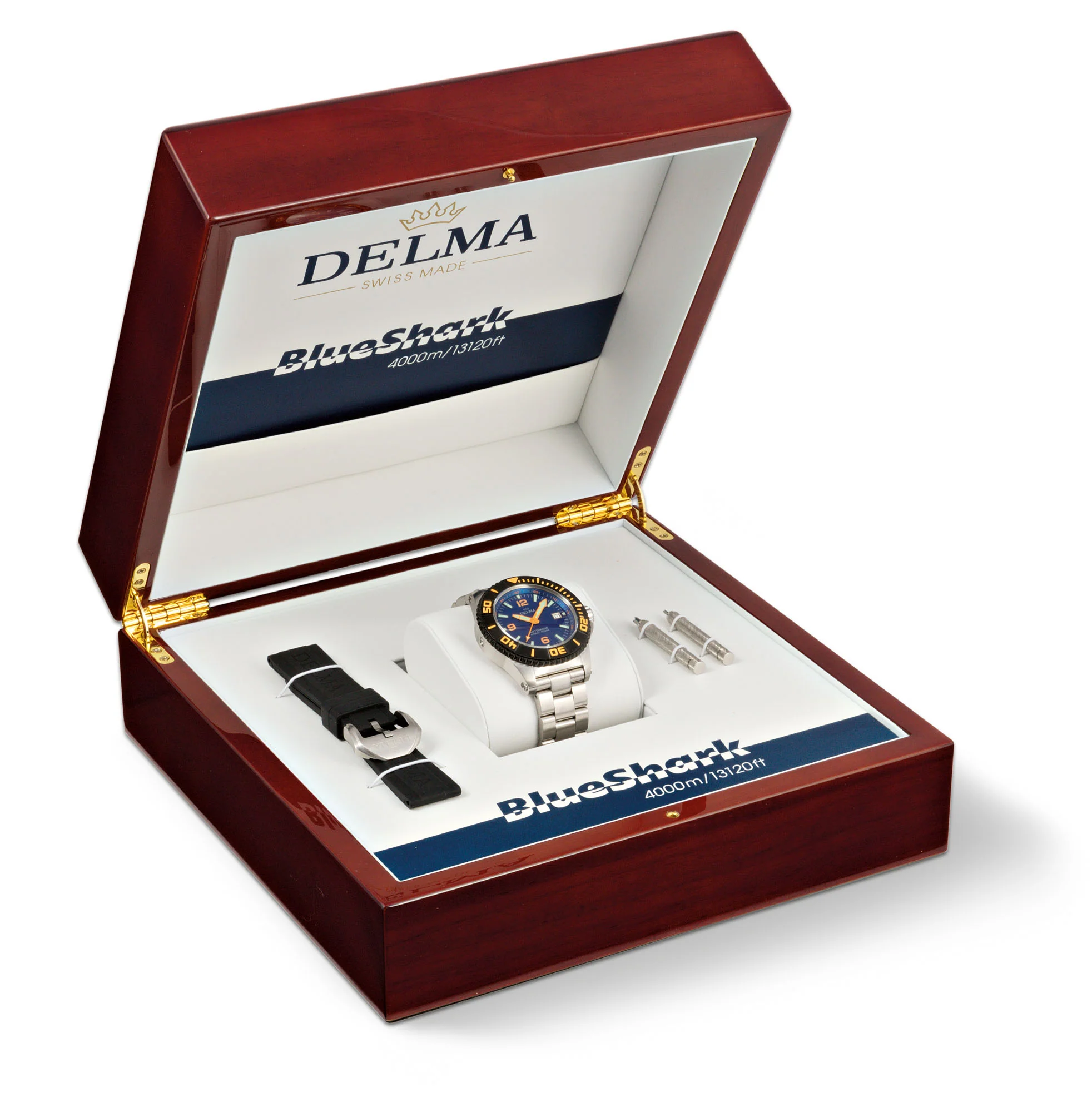 Blue Shark III Stainless Steel - DLC Bezel / Orange Dial | Orange Dial - Image 2