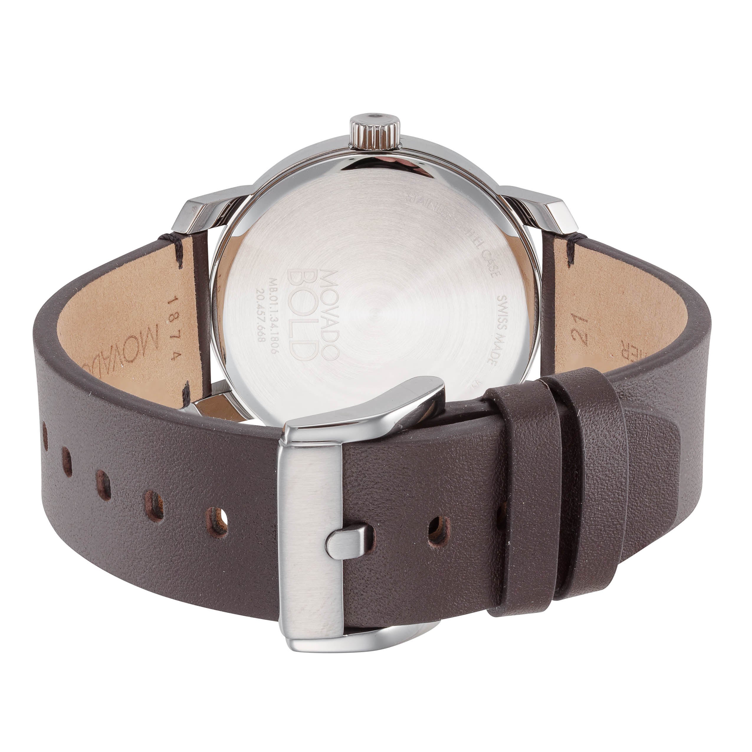 Bold 41mm / Grey / Brown | Grey Dial - Image 3