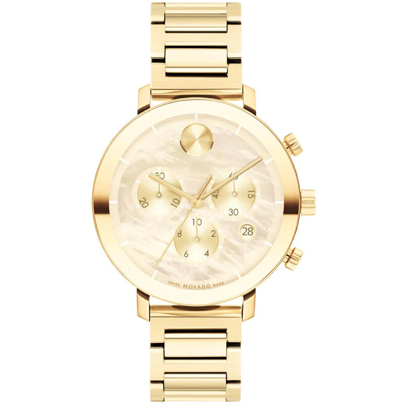 Bold Evolution 38mm / Yellow Mother-of-Pearl / Gold | Yellow Mother-of-Pearl Dial
