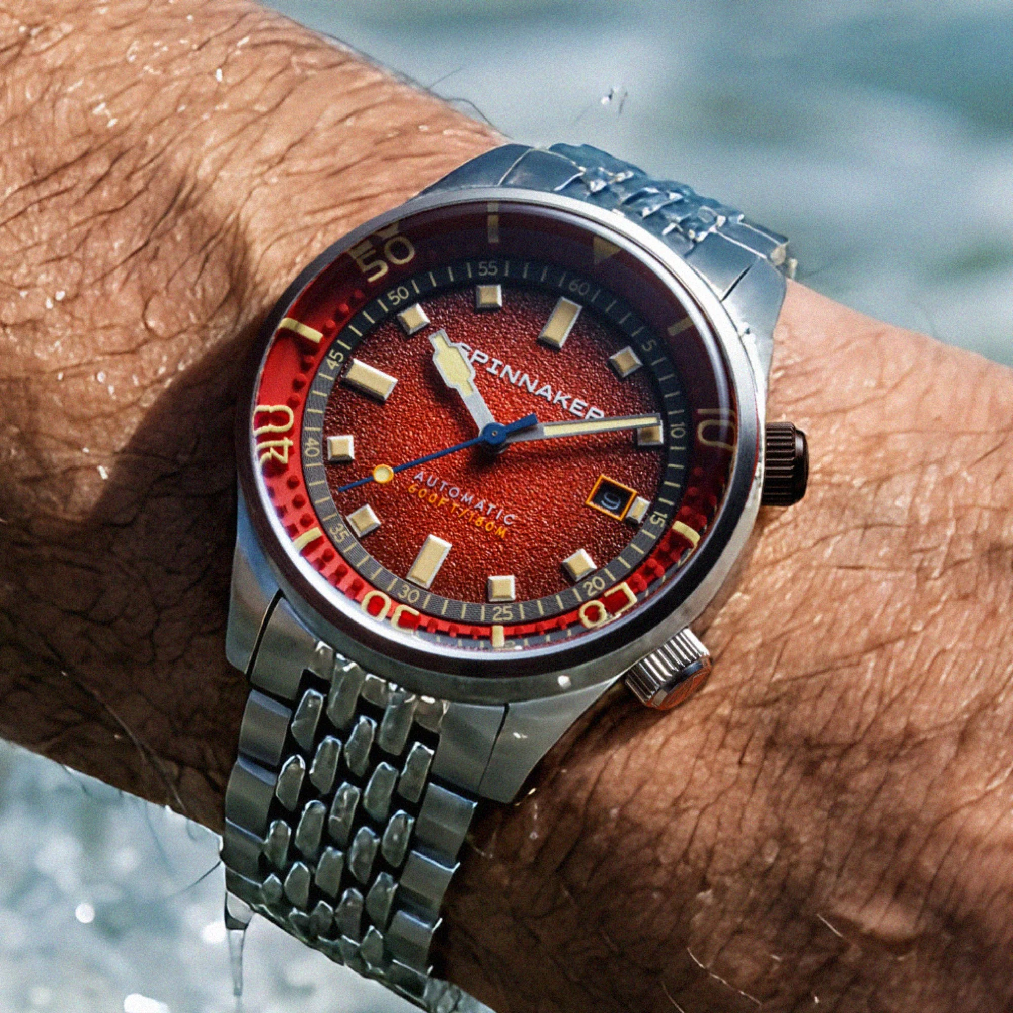 Bradner Automatic Red / Stainless Steel | Red Dial - Image 2