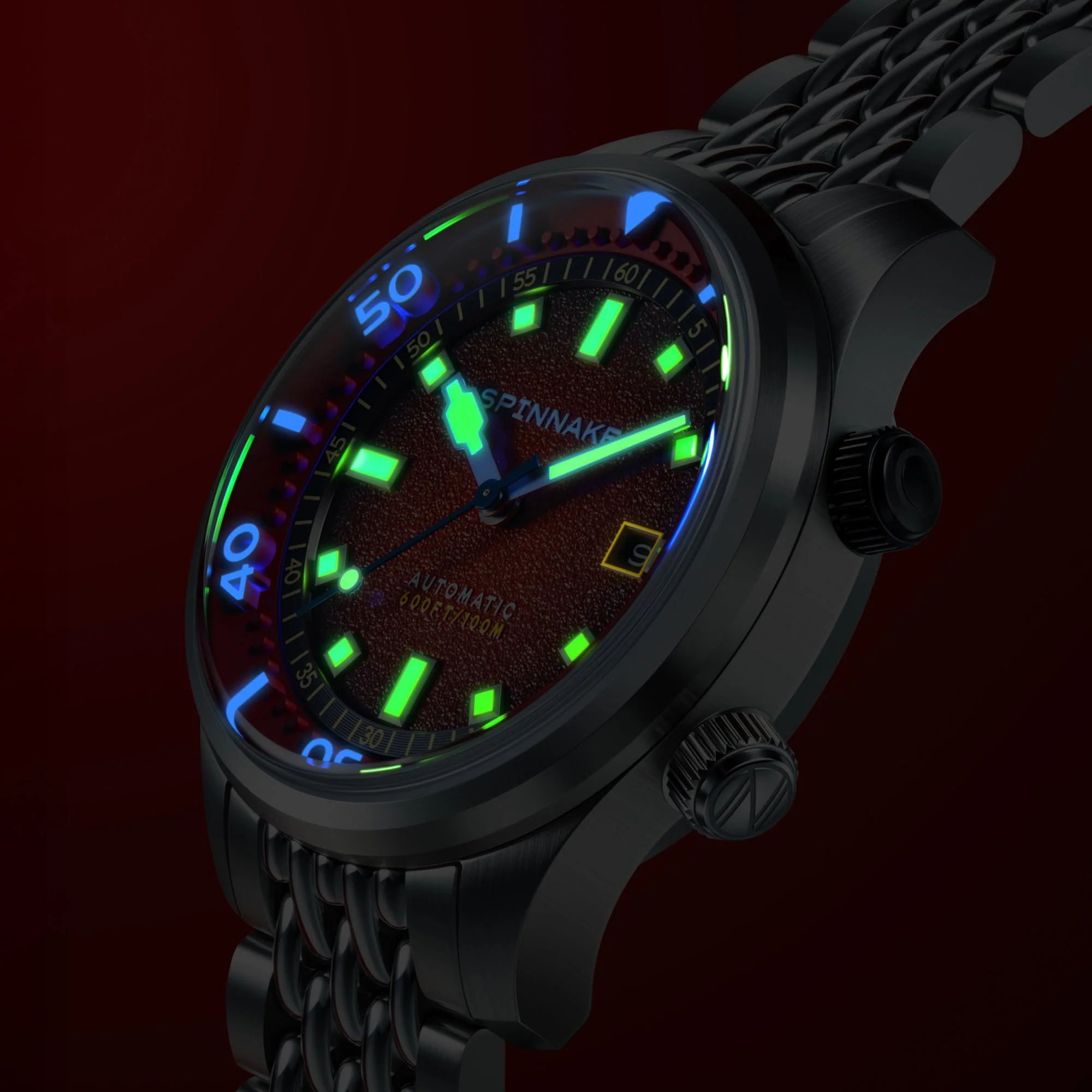 Bradner Automatic Red / Stainless Steel | Red Dial - Image 4