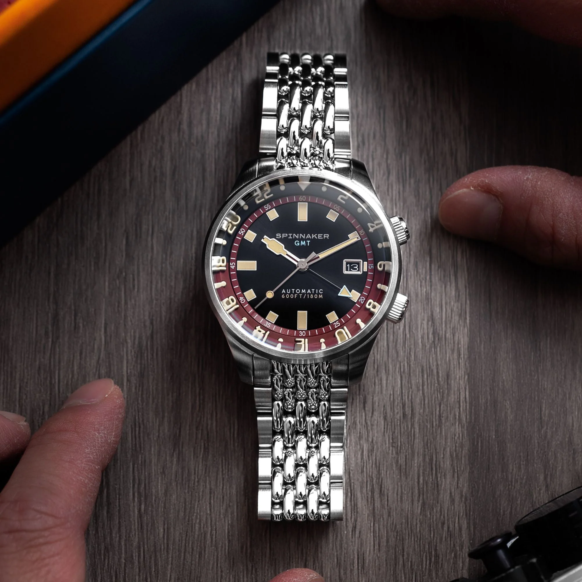 Bradner GMT Automatic Black / Stainless Steel Black Dial - Image 3