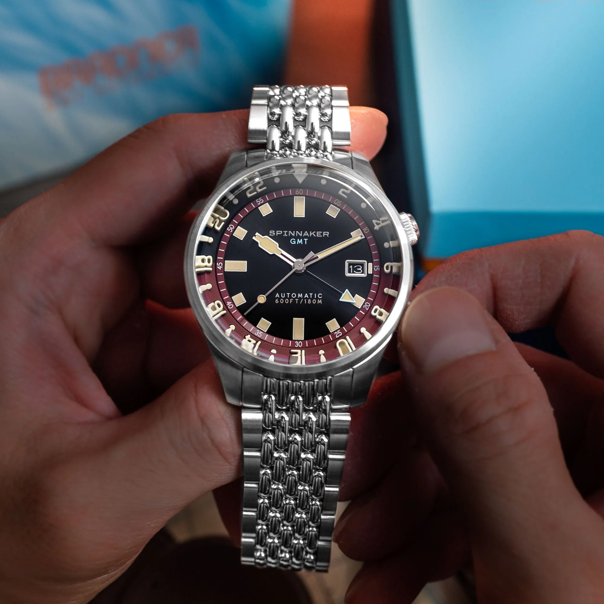 Bradner GMT Automatic Black / Stainless Steel Black Dial - Image 4