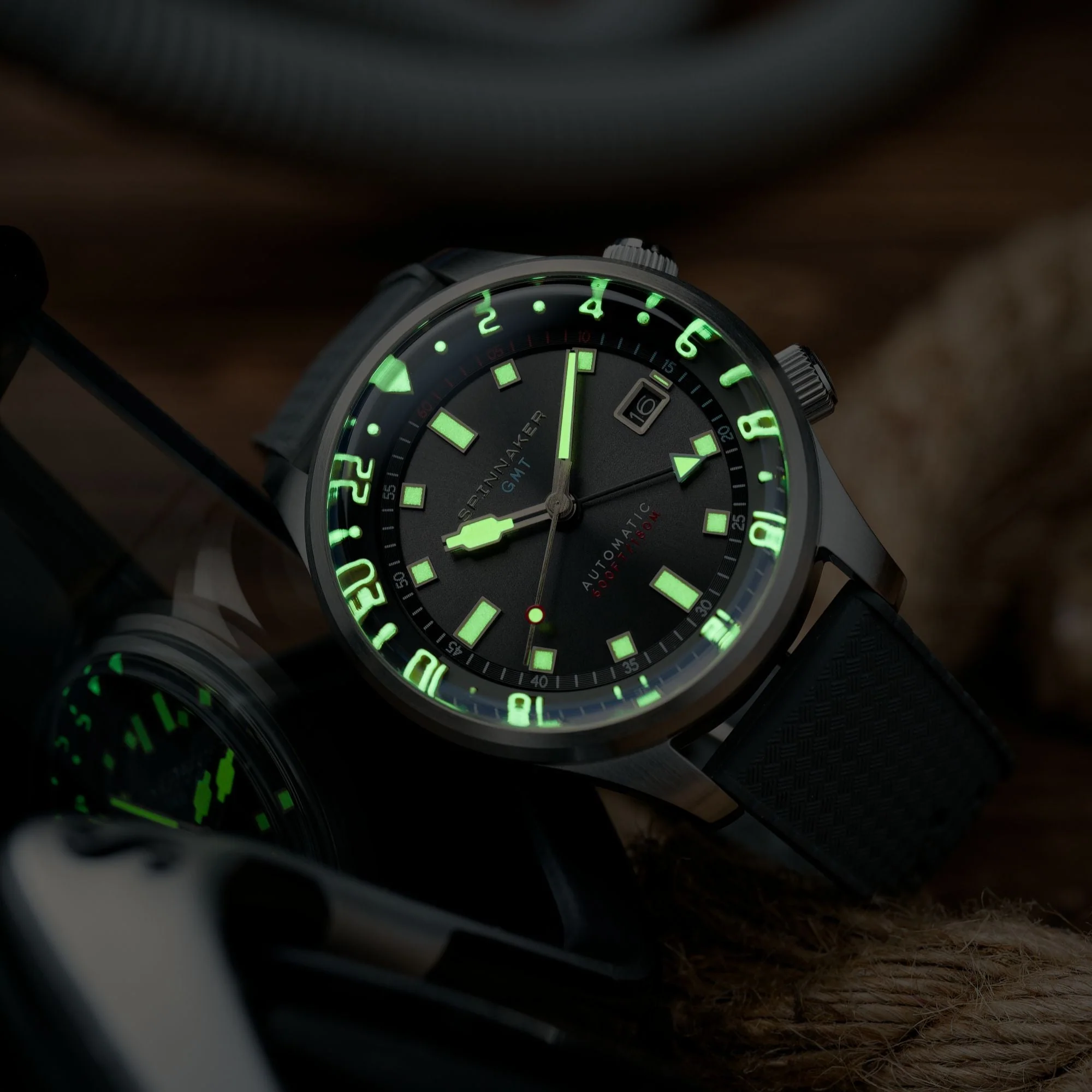 Bradner GMT Automatic Grey / Stainless Steel | Gray Dial - Image 3