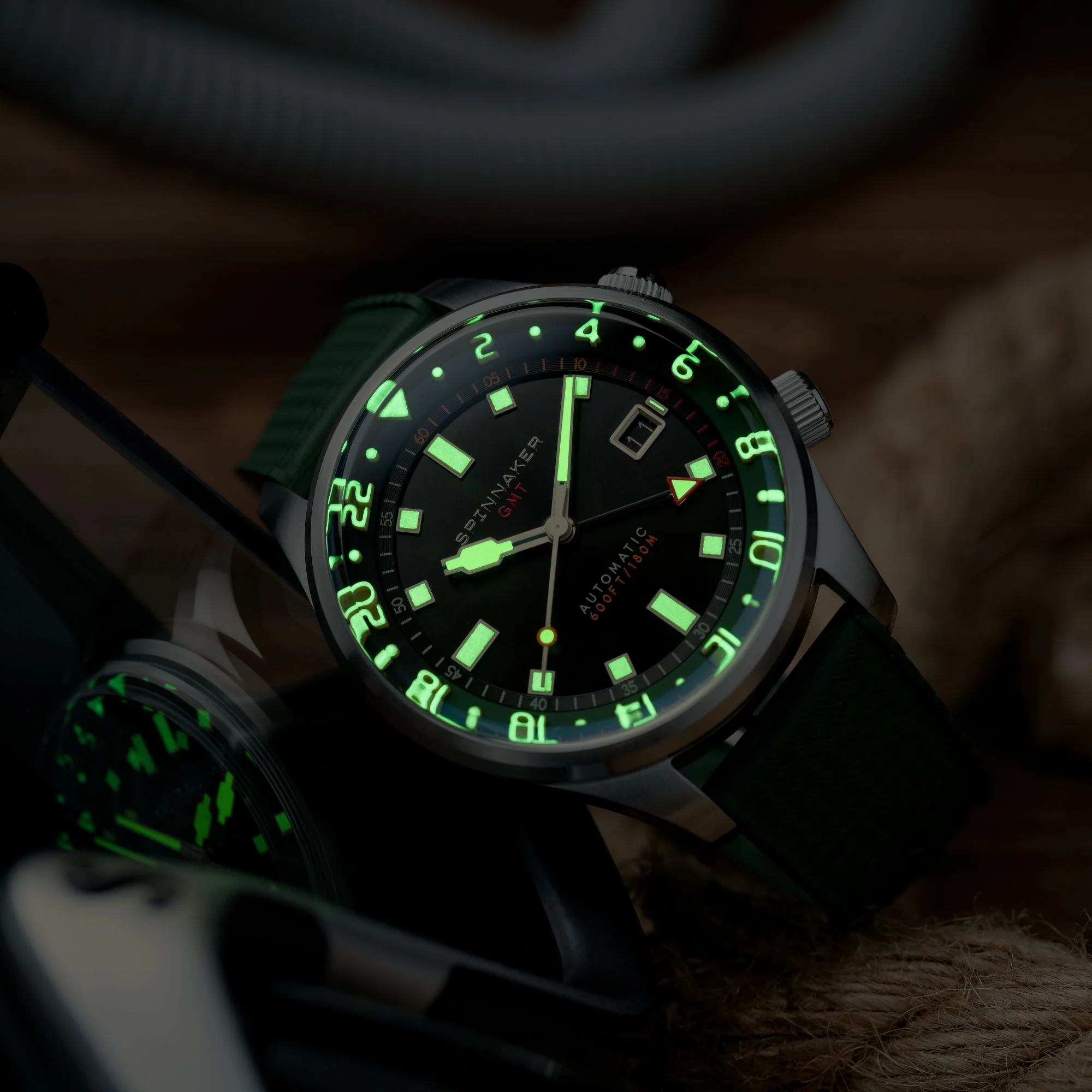 Bradner GMT Automatic Black / Stainless Steel Black Dial - Image 3