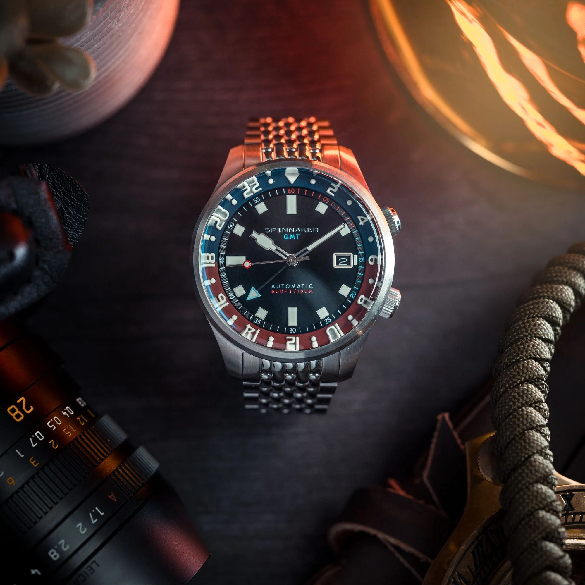 Bradner GMT Automatic Black / Stainless Steel Black Dial - Image 2