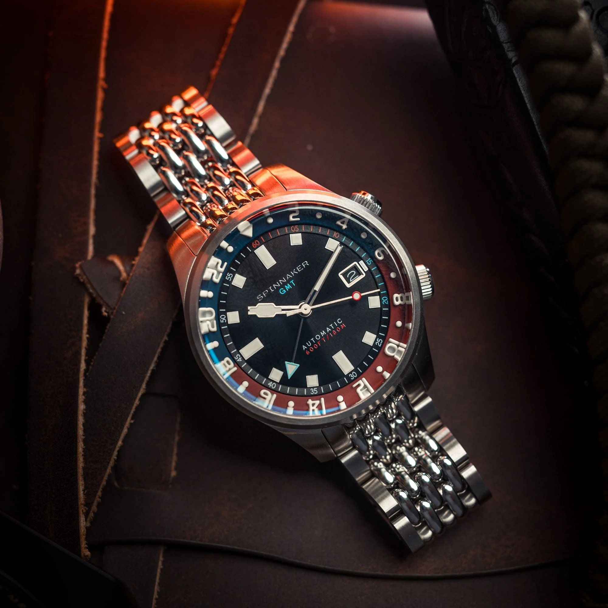 Bradner GMT Automatic Black / Stainless Steel Black Dial - Image 3